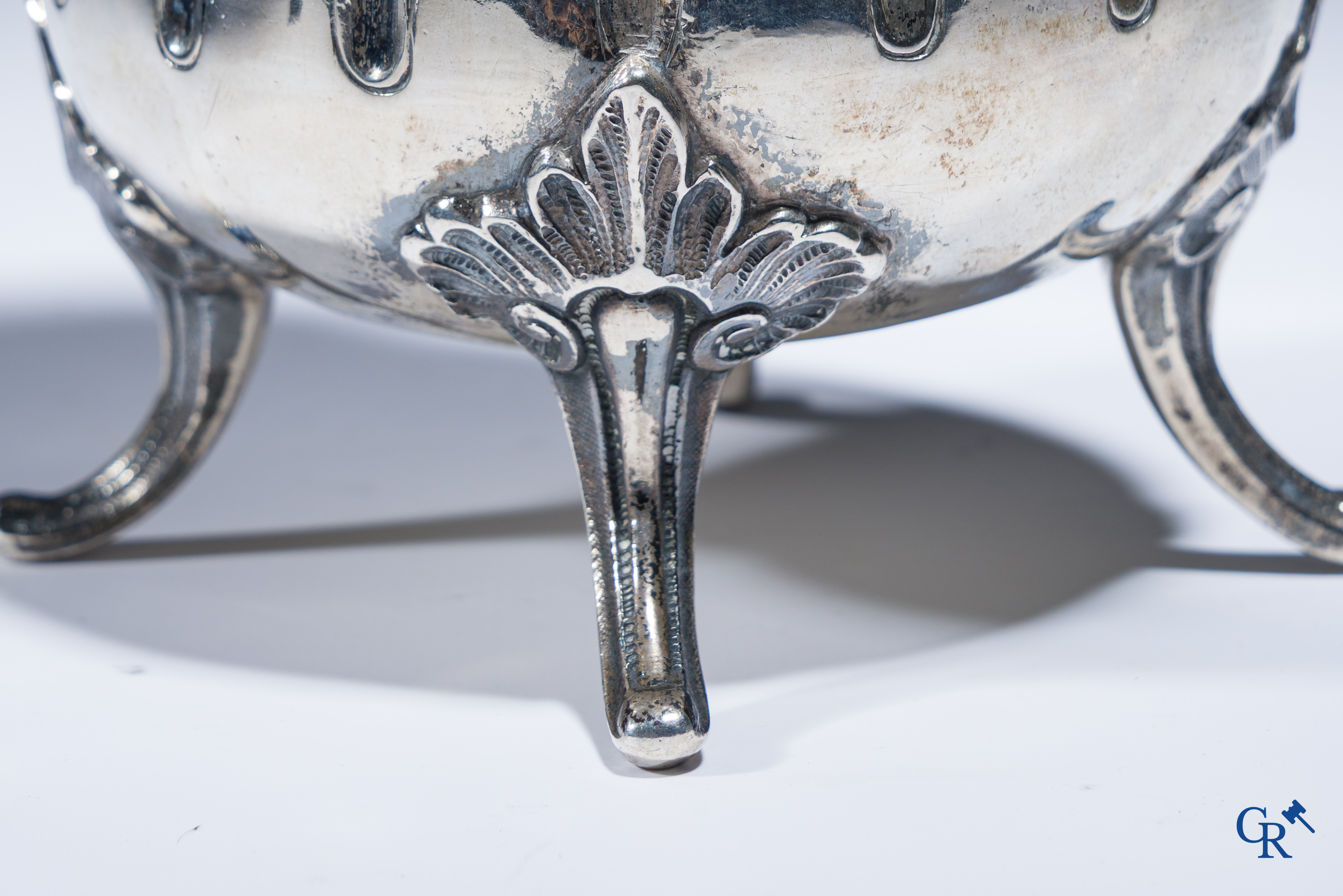 A silver jug in LXVI style. Multiple hallmarks.