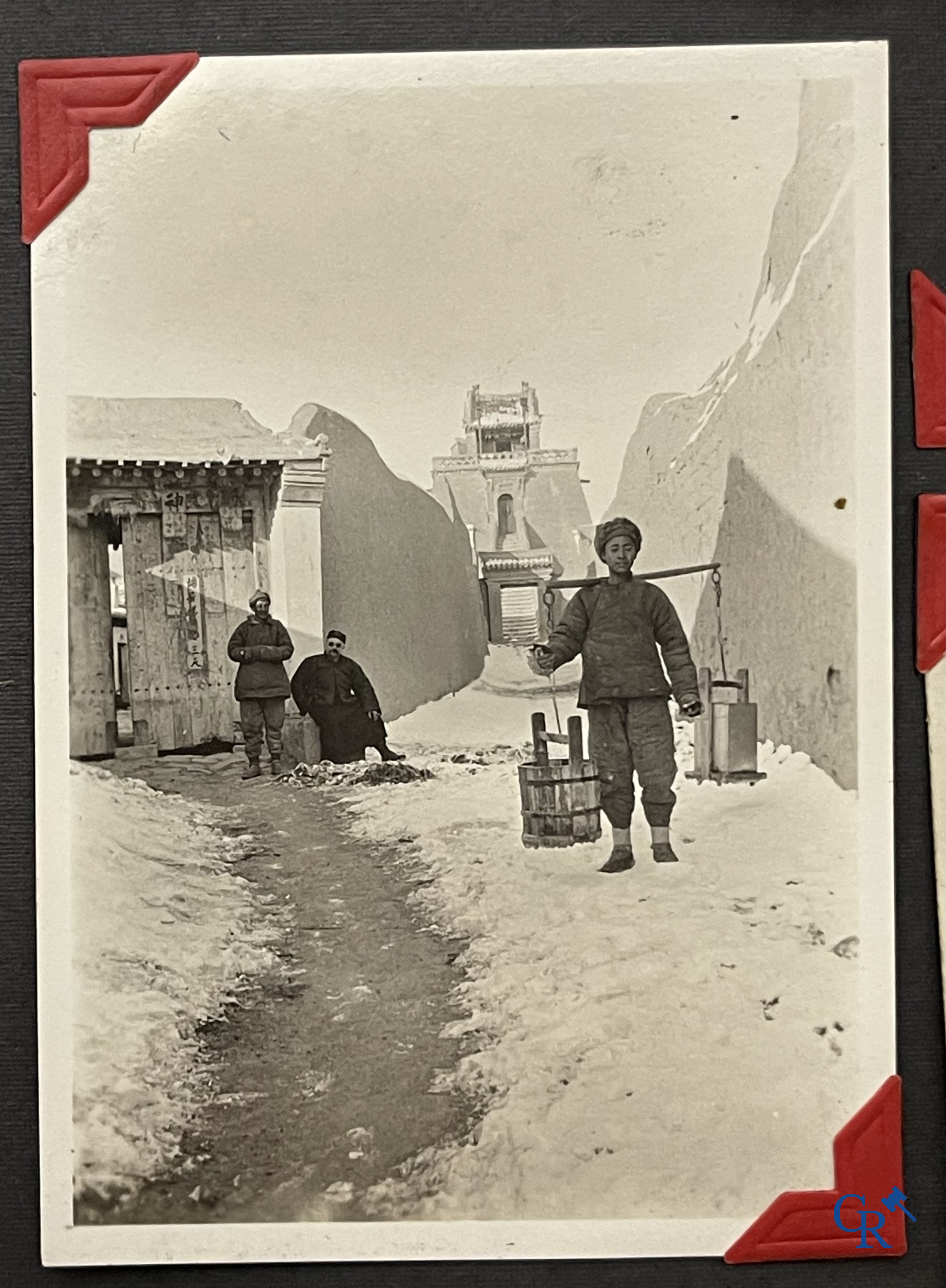 Aziatica, een belangrijk album met reisfoto's uit China. Onder andere Datong, Peking, Beijing, Hohhot, enz. Circa 1900.
