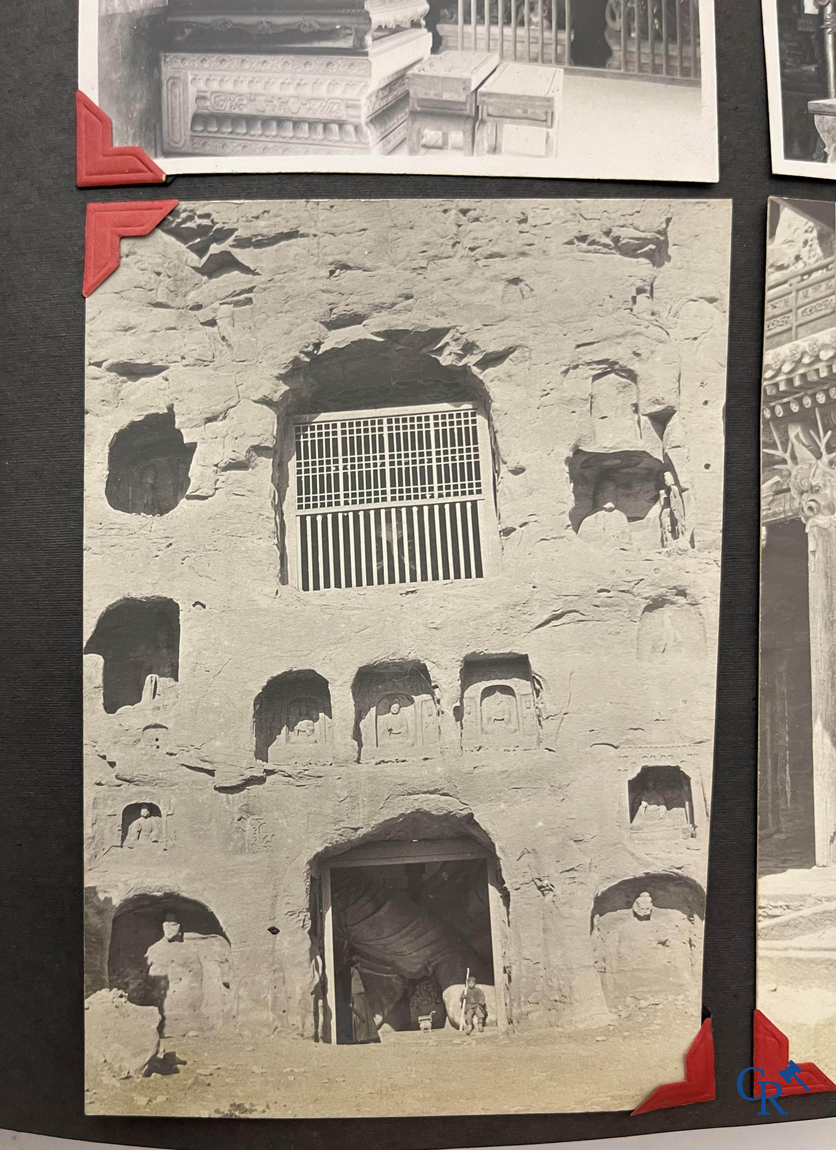 Aziatica, een belangrijk album met reisfoto's uit China. Onder andere Datong, Peking, Beijing, Hohhot, enz. Circa 1900.