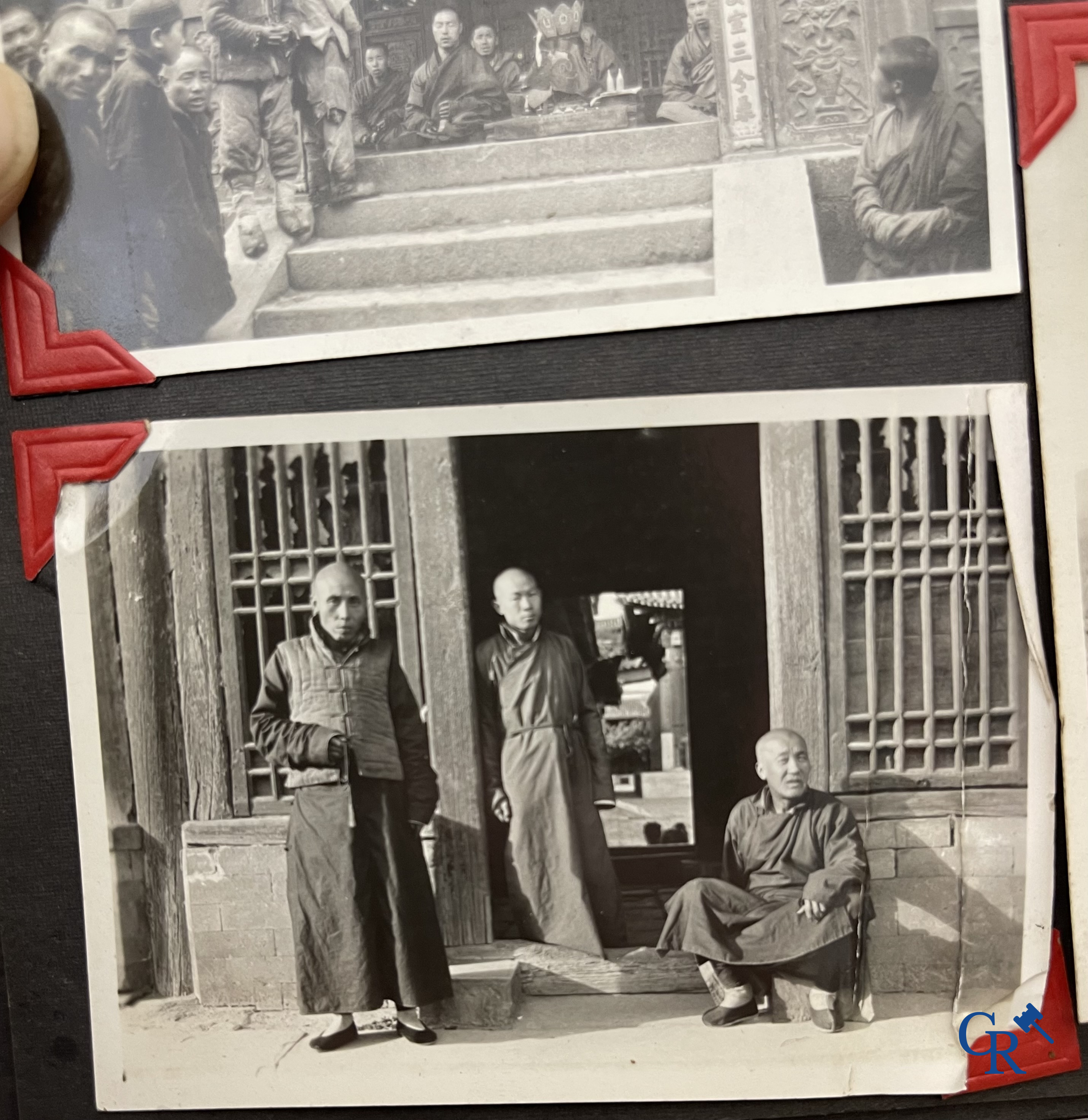 Aziatica, een belangrijk album met reisfoto's uit China. Onder andere Datong, Peking, Beijing, Hohhot, enz. Circa 1900.