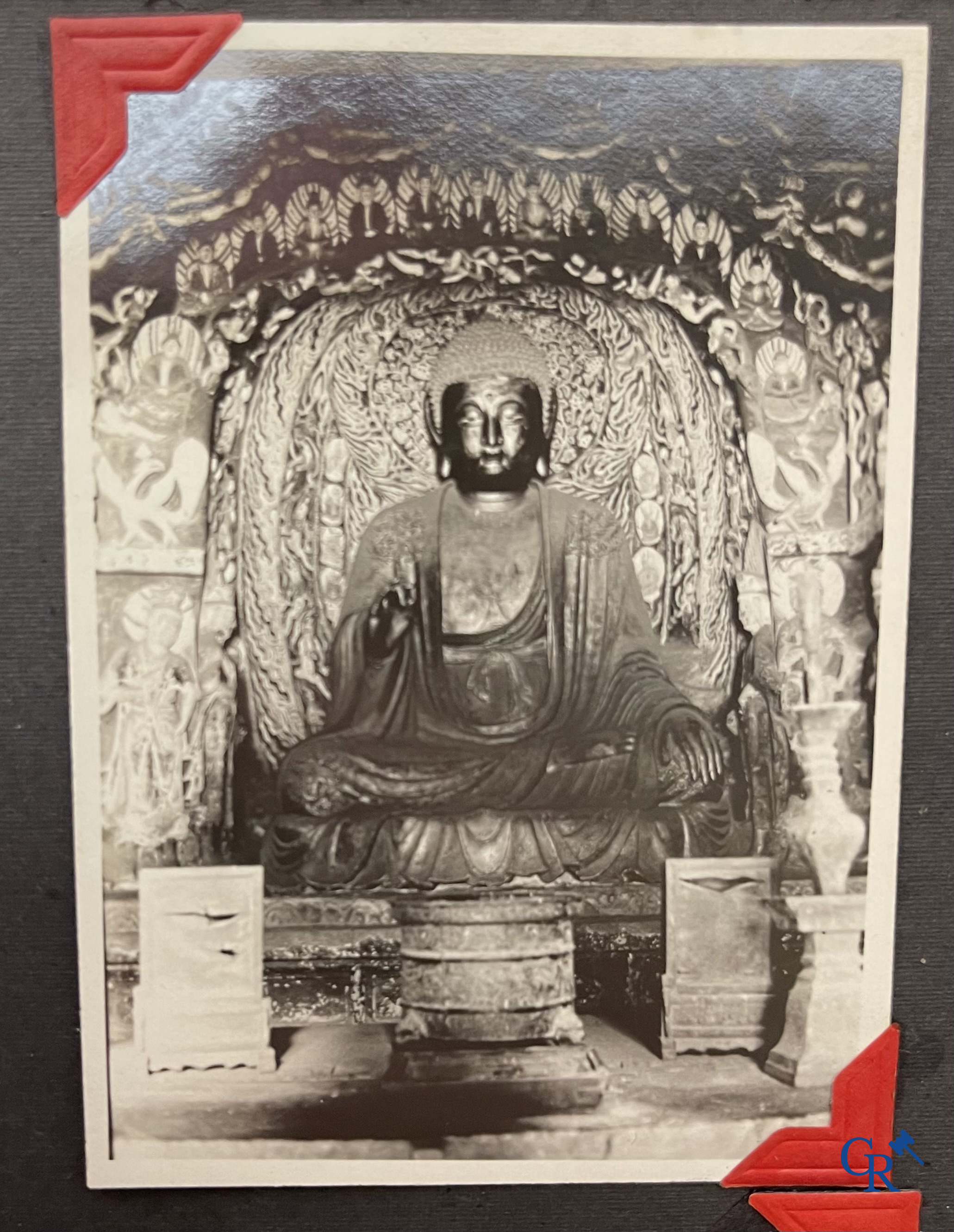 Aziatica, een belangrijk album met reisfoto's uit China. Onder andere Datong, Peking, Beijing, Hohhot, enz. Circa 1900.