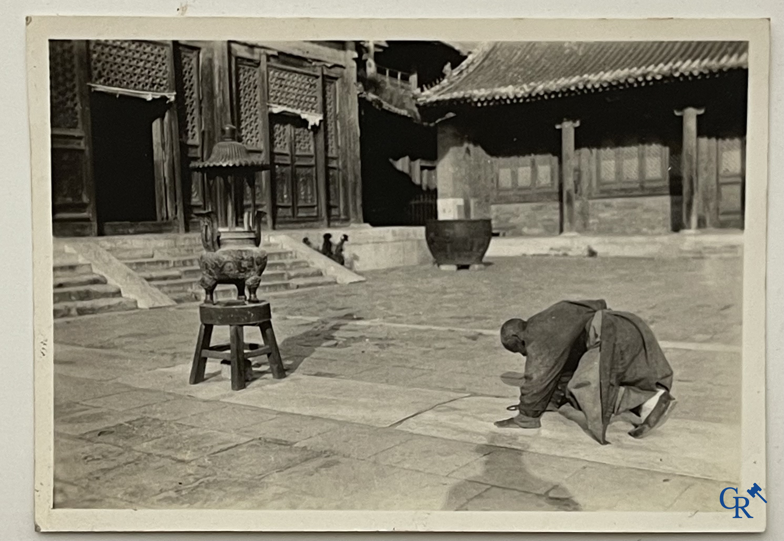 Aziatica, een belangrijk album met reisfoto's uit China. Onder andere Datong, Peking, Beijing, Hohhot, enz. Circa 1900.