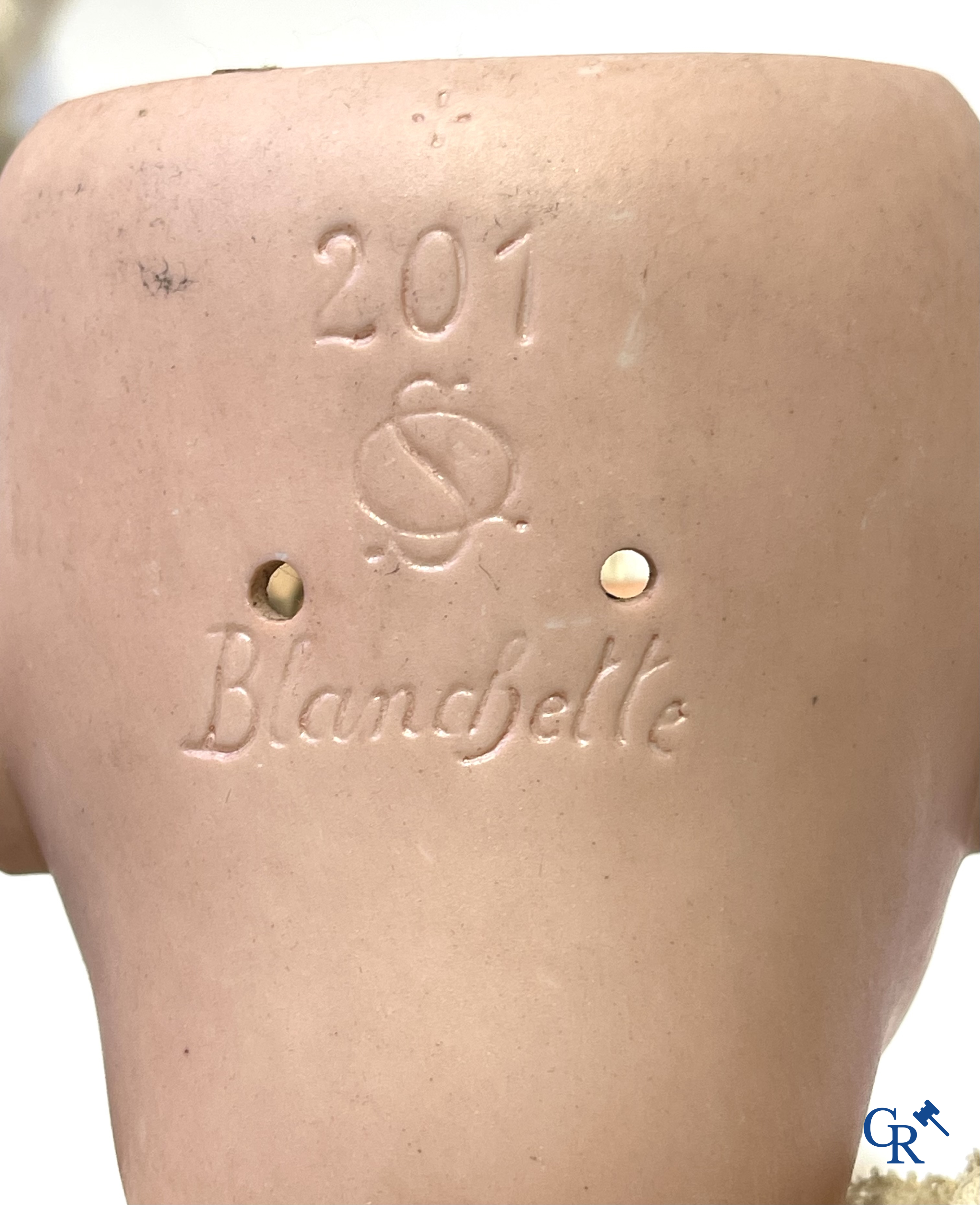 Oud speelgoed, een kavel van 3 antieke poppen met porseleinen hoofd. Hilda JD Kestner, Blanchette, Heubach Koppelsdorf.