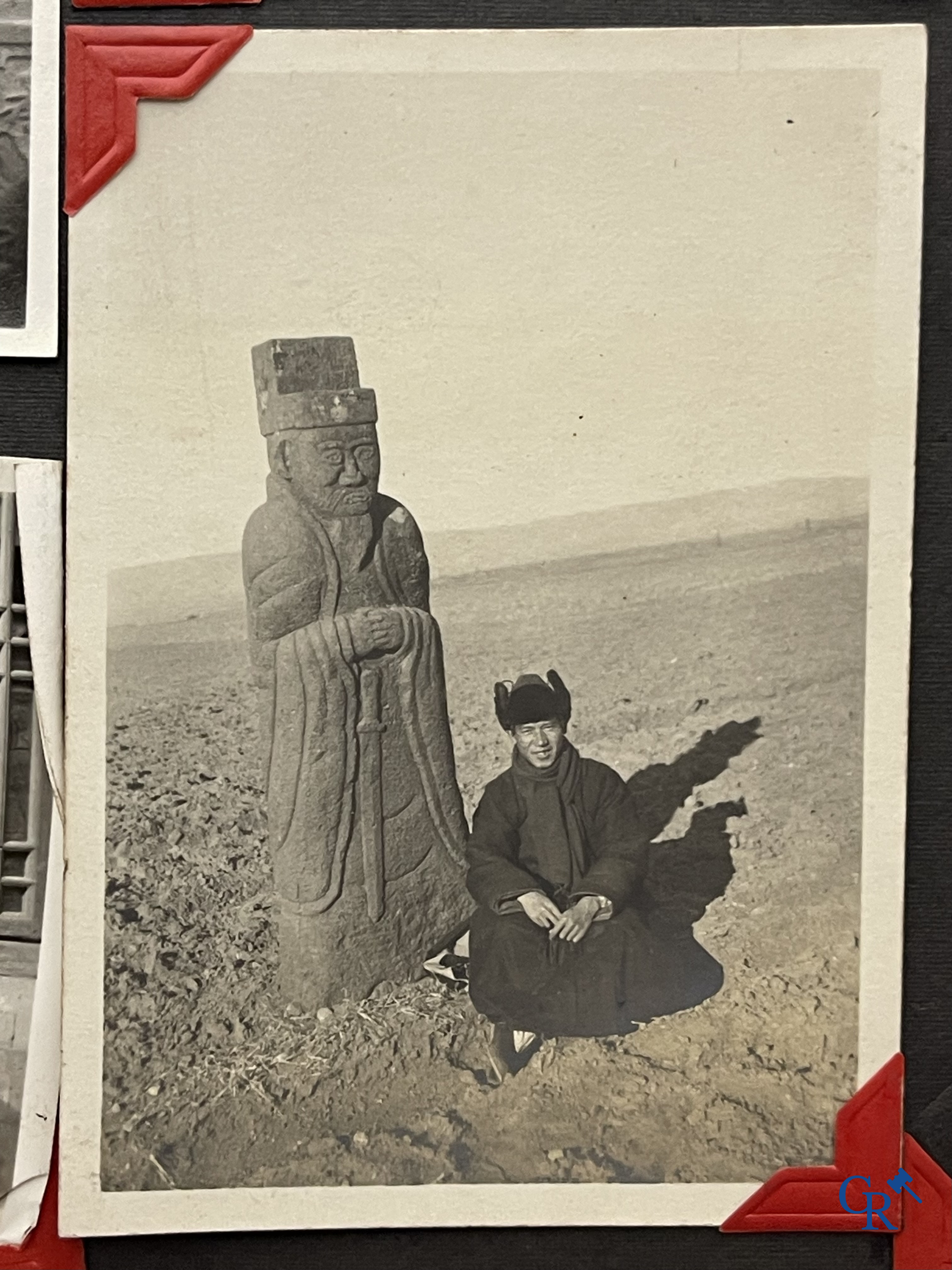 Aziatica, een belangrijk album met reisfoto's uit China. Onder andere Datong, Peking, Beijing, Hohhot, enz. Circa 1900.