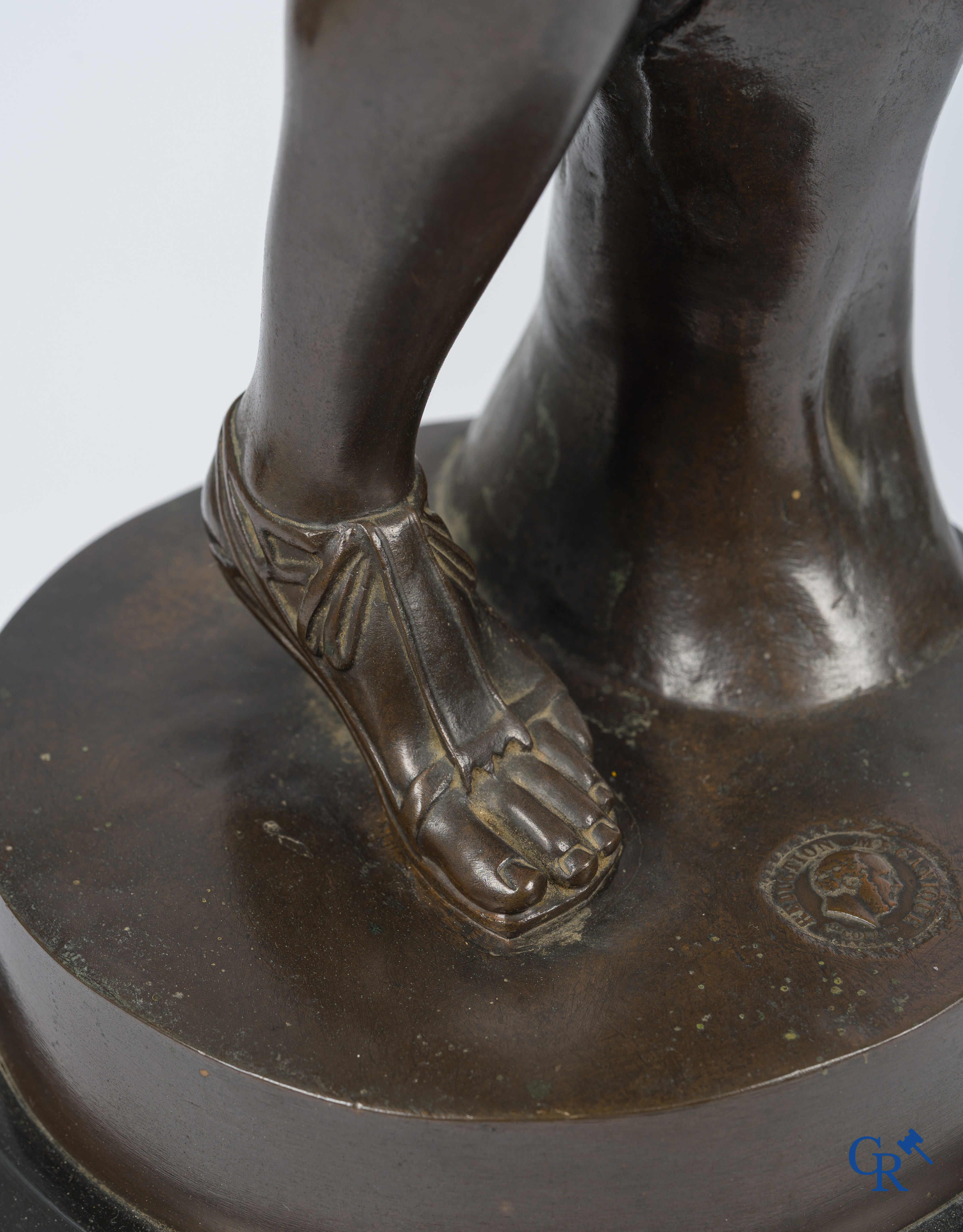 Pierre Lepautre en Guillaume Ier Coustou (naar). Atalante en Hippomène. Imposant paar bronzen beelden, circa 1880.