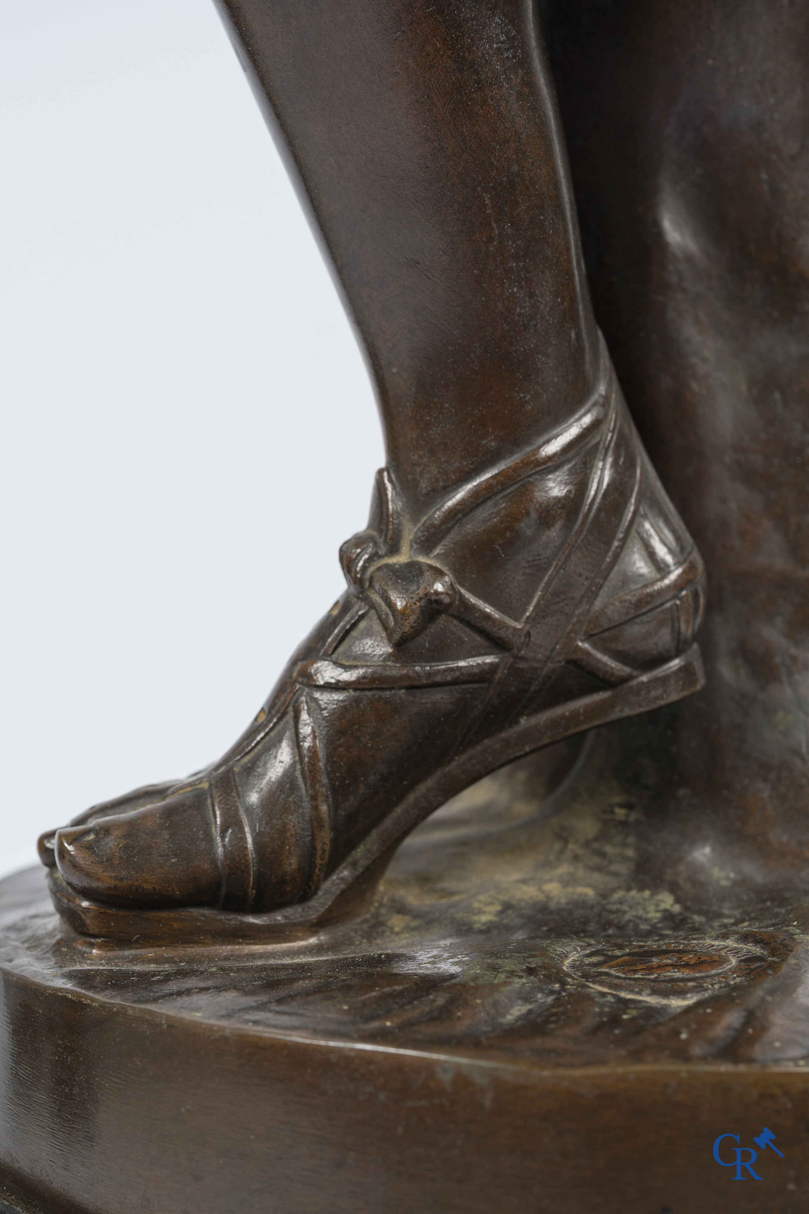 Pierre Lepautre en Guillaume Ier Coustou (naar). Atalante en Hippomène. Imposant paar bronzen beelden, circa 1880.