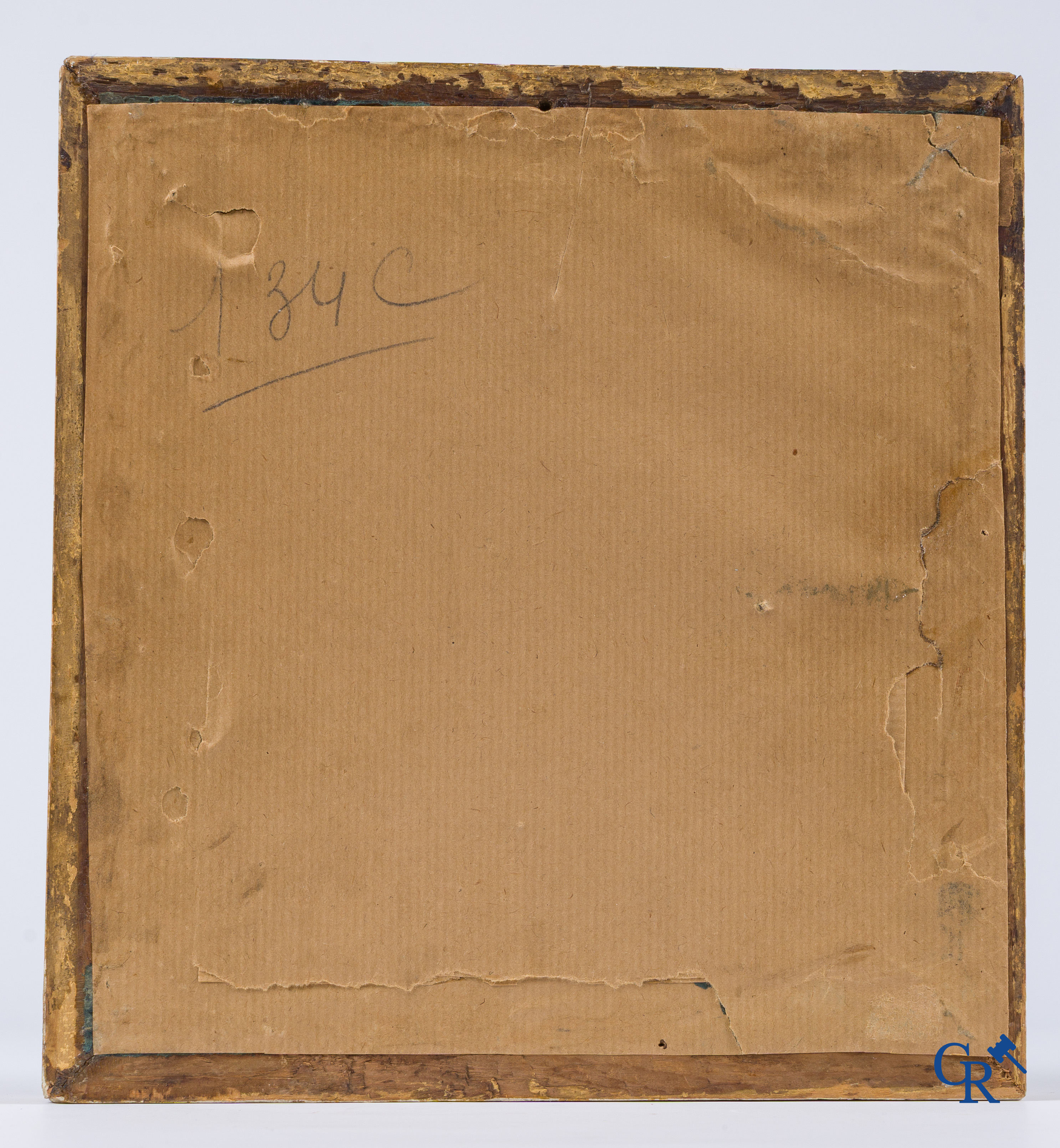 Louis Bertin Parant (1768-1851) Miniatuurschilderij op ivoor. Madonna met kind. Gesigneerd Bertin 1829.