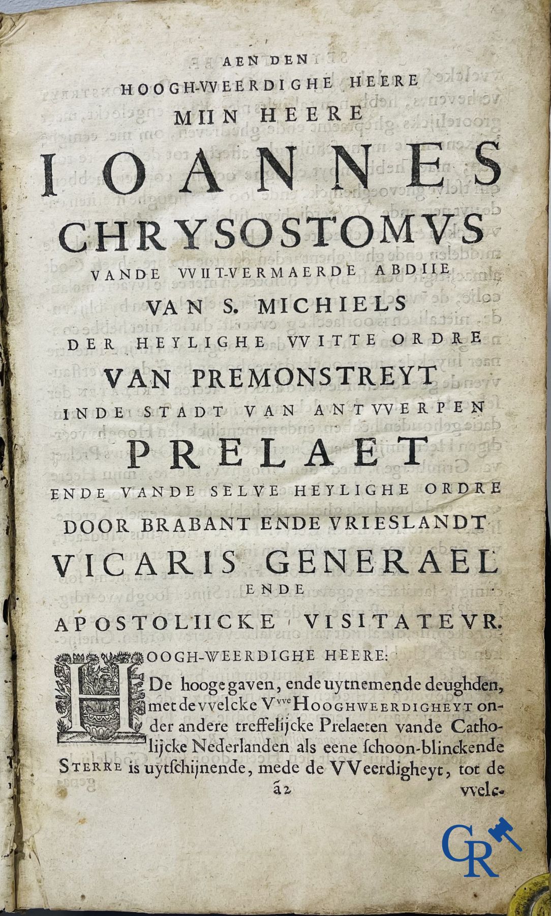 Early Printed Books: Rosweydus, Heribertus. Het Leven ende spreucken der Vaderen described by St. Jerome. 1643.