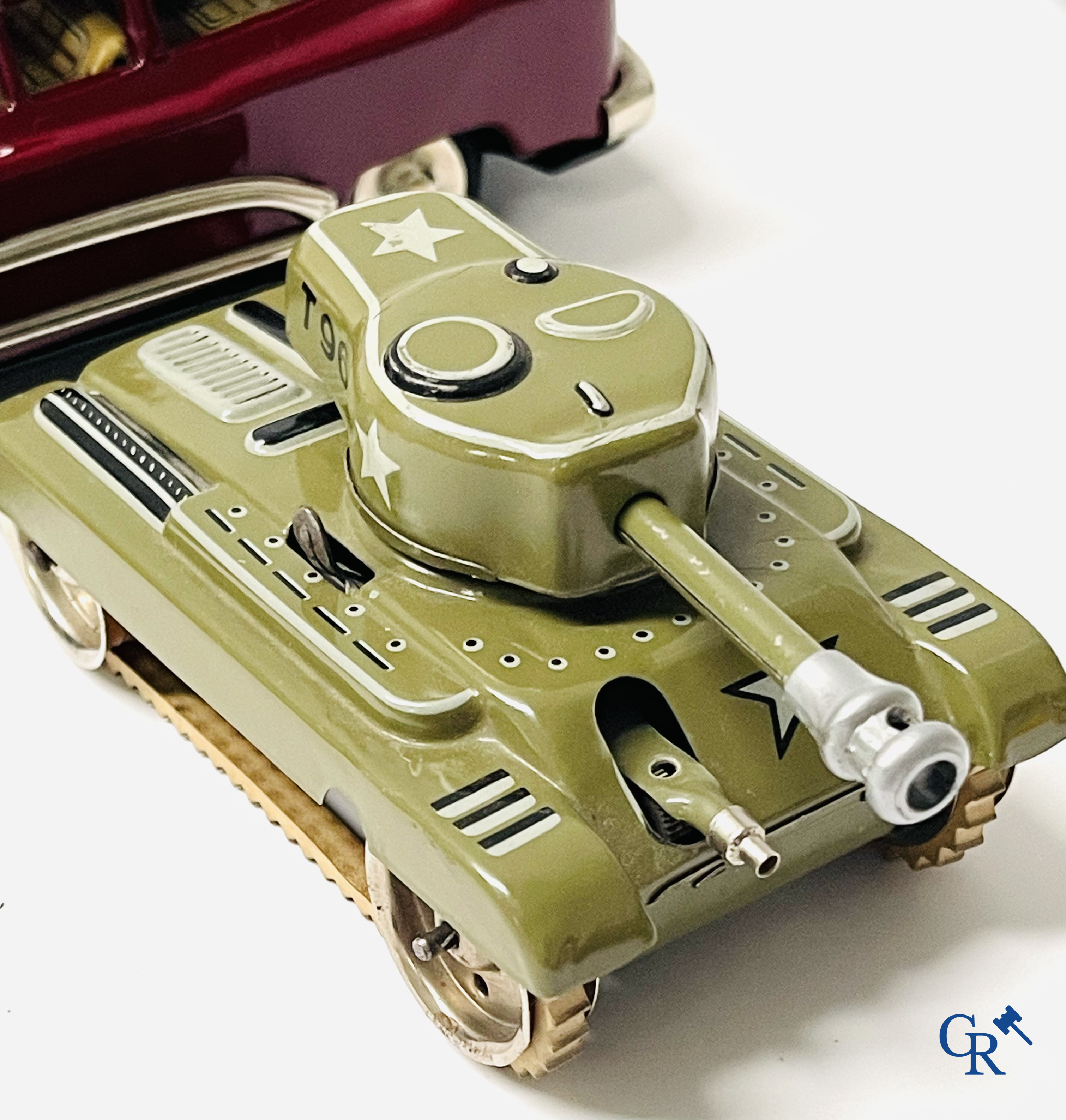 Old toys. A lot of mechanical tin toys. Gama, Schuco, Japanese battery toy, etc.