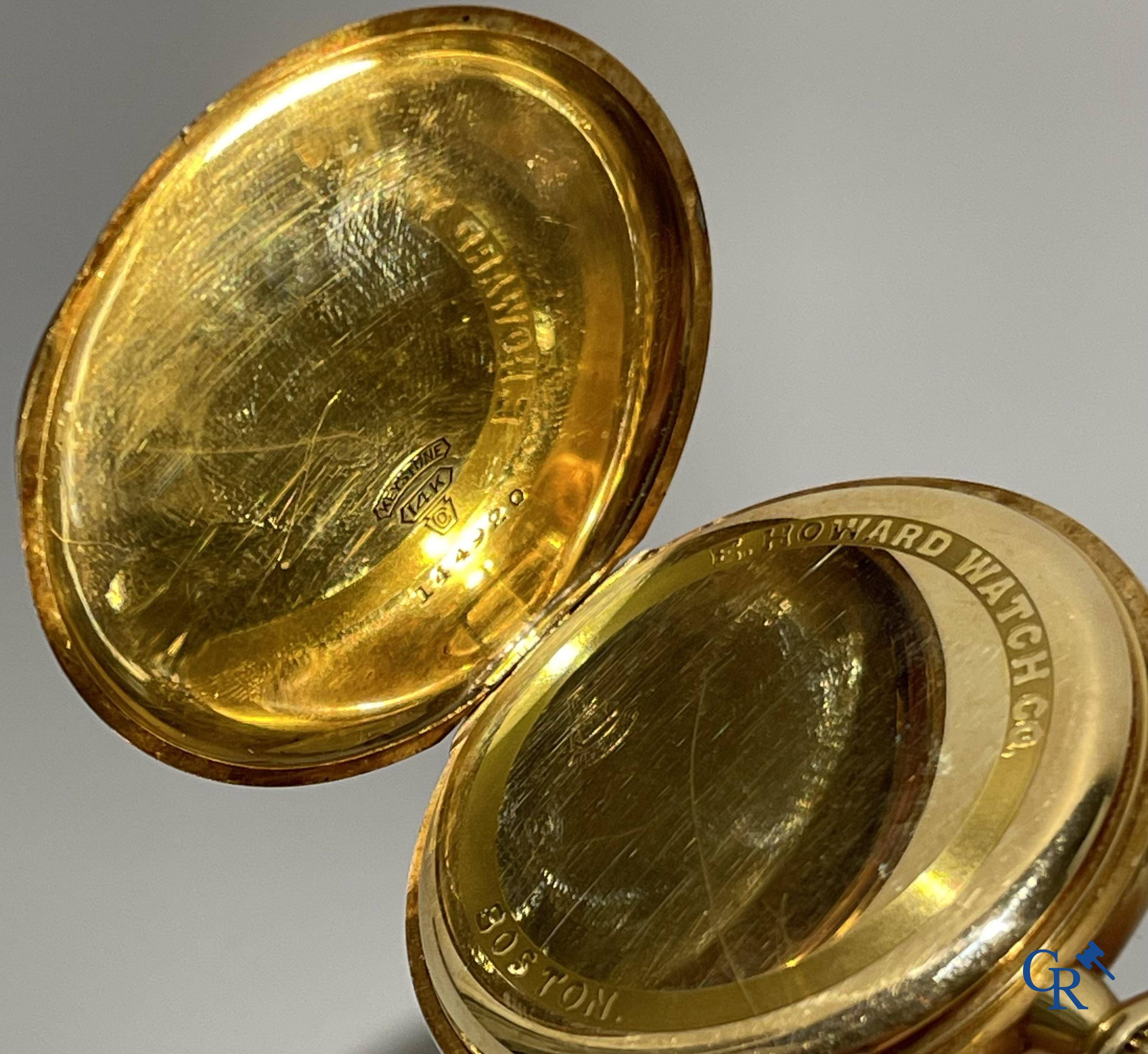 Watches, 2 gold pocket watches.