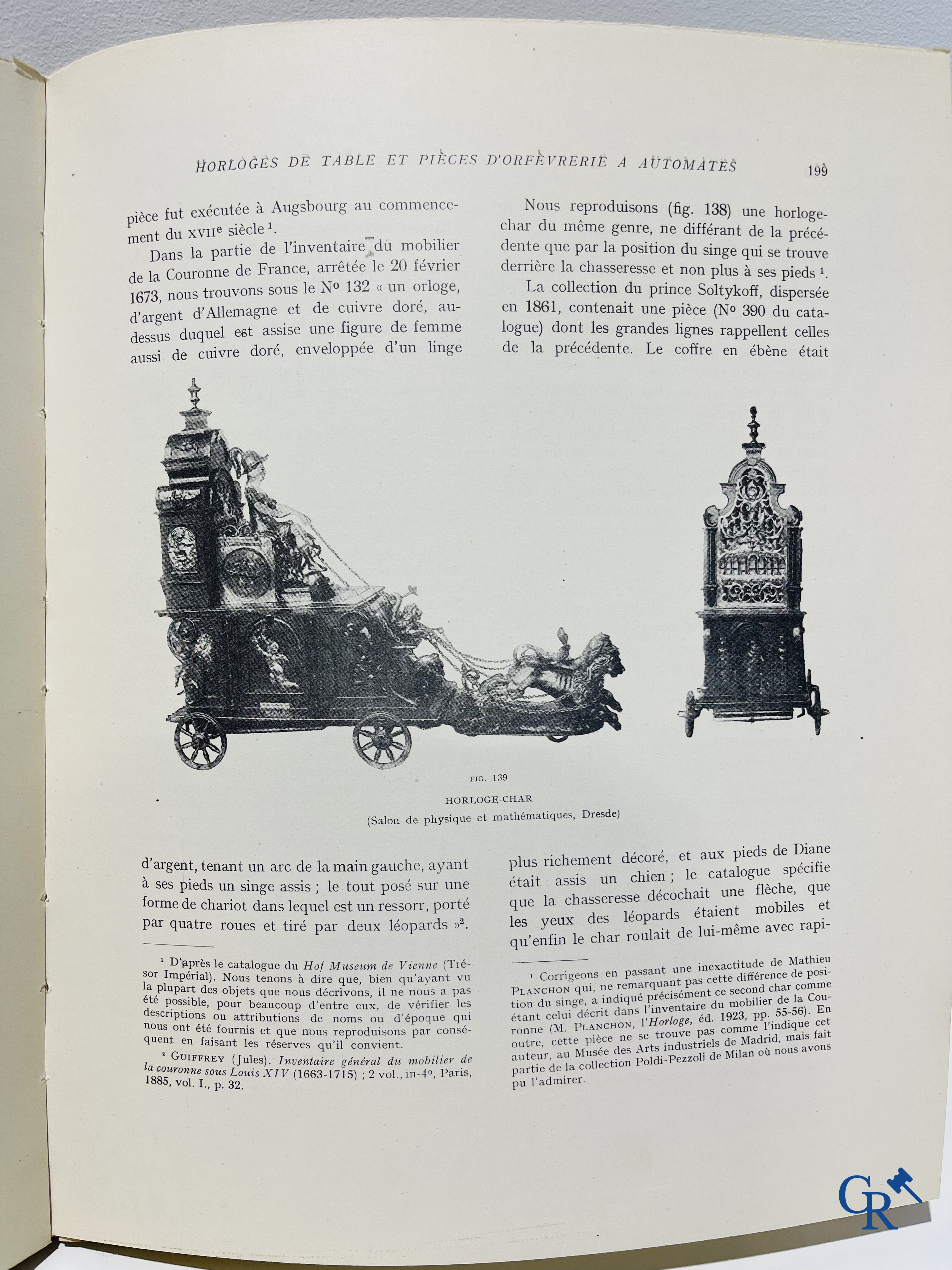 Automaten. Zeldzame uitgave van "Le monde des automates." Alfred Chapuis et Edouard Gélis. Paris 1928.