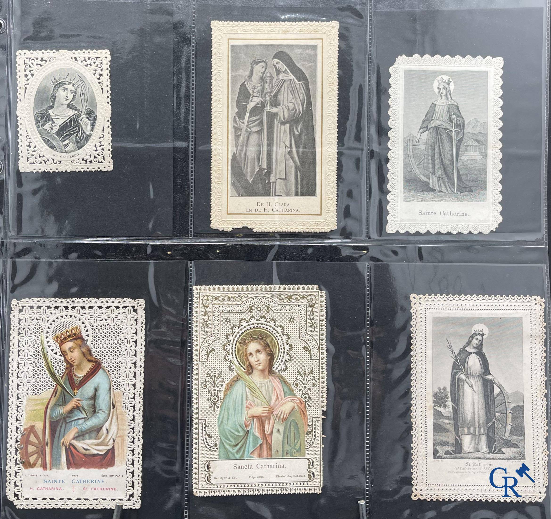 Sainte Catherine, Collection intéressante comprenant des images pieuses, canivets et des estampes de dévotion, etc. XVIIIe-XIXe et XXème siècles.