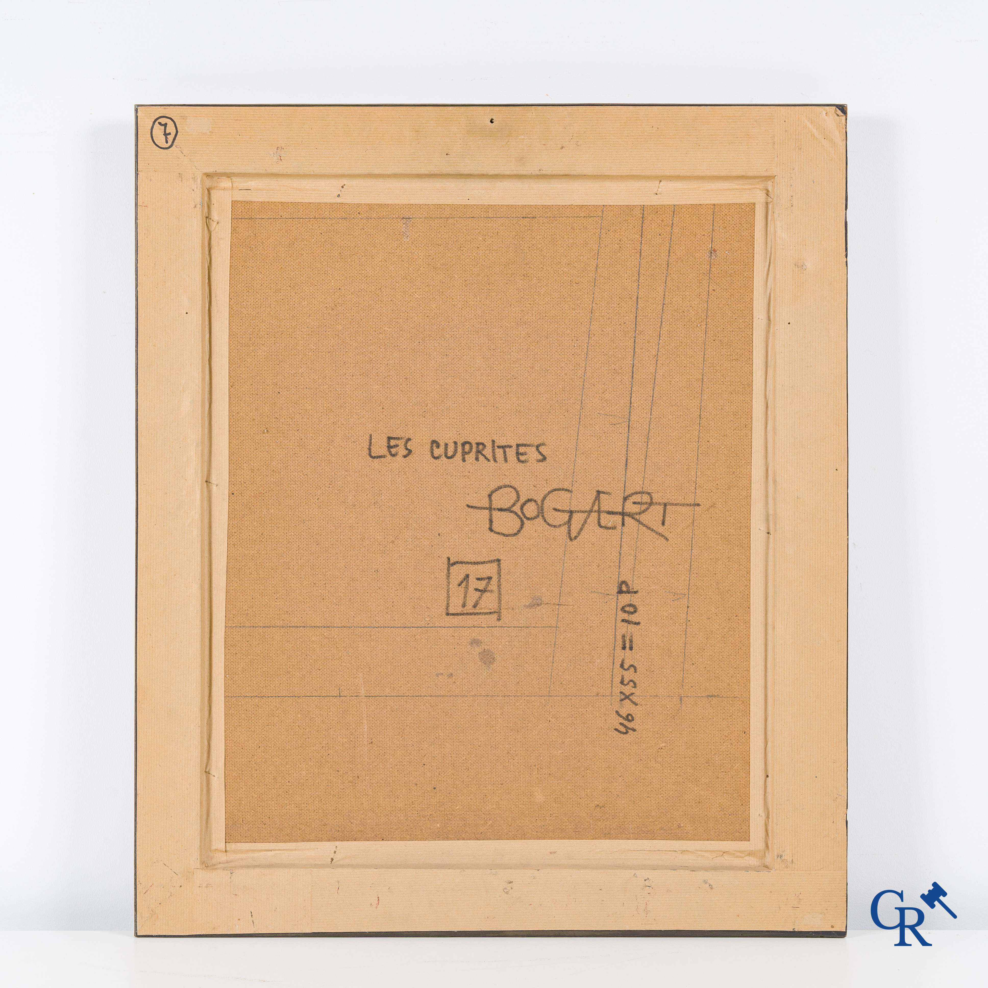 Gaston Bogaert (1918-2008) (*) "Les Cuprites" olie op paneel.