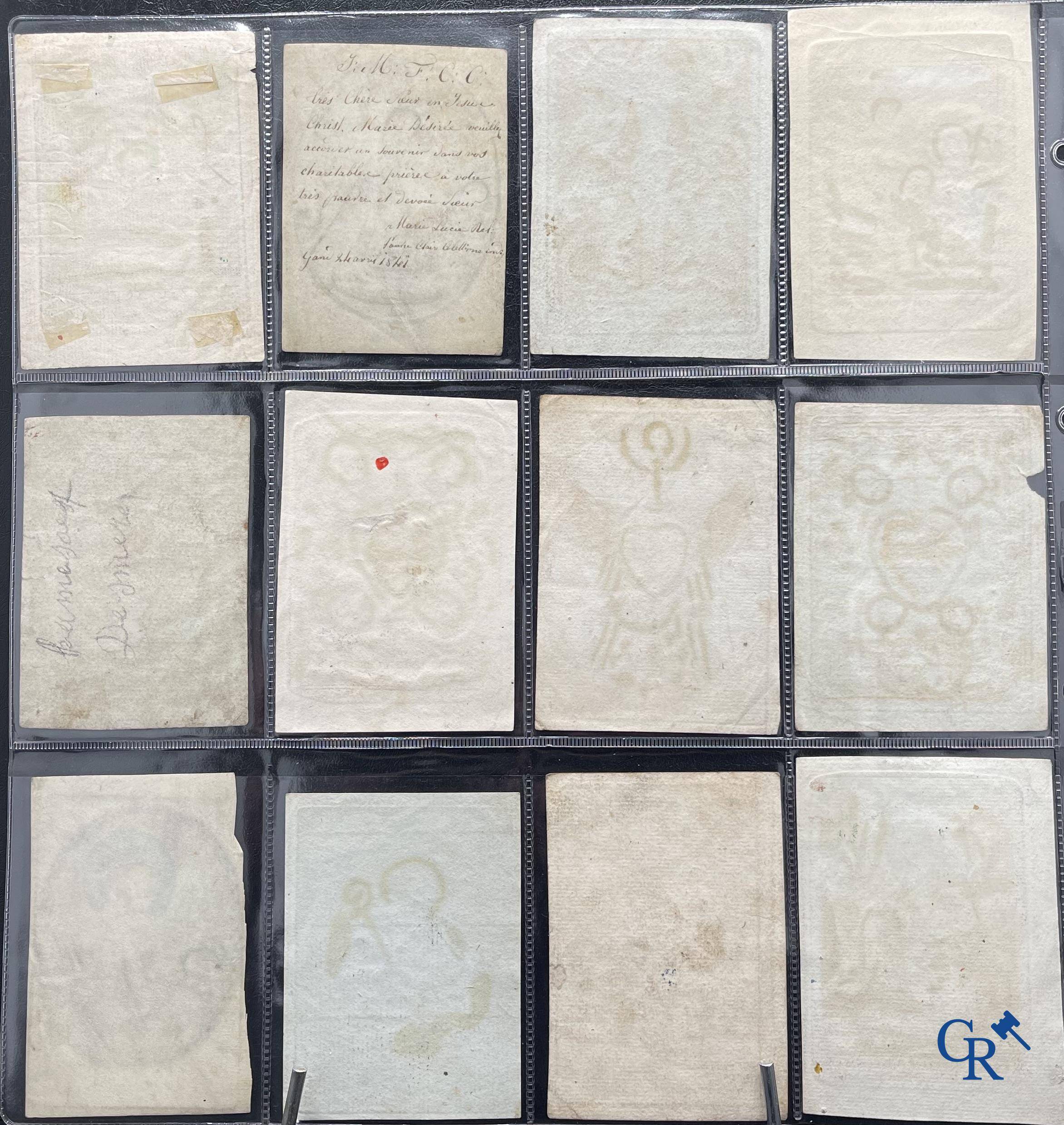 Religious objects: Important collection of pious images and devotion prints, Flanders, 17th-18th-19th centuries.