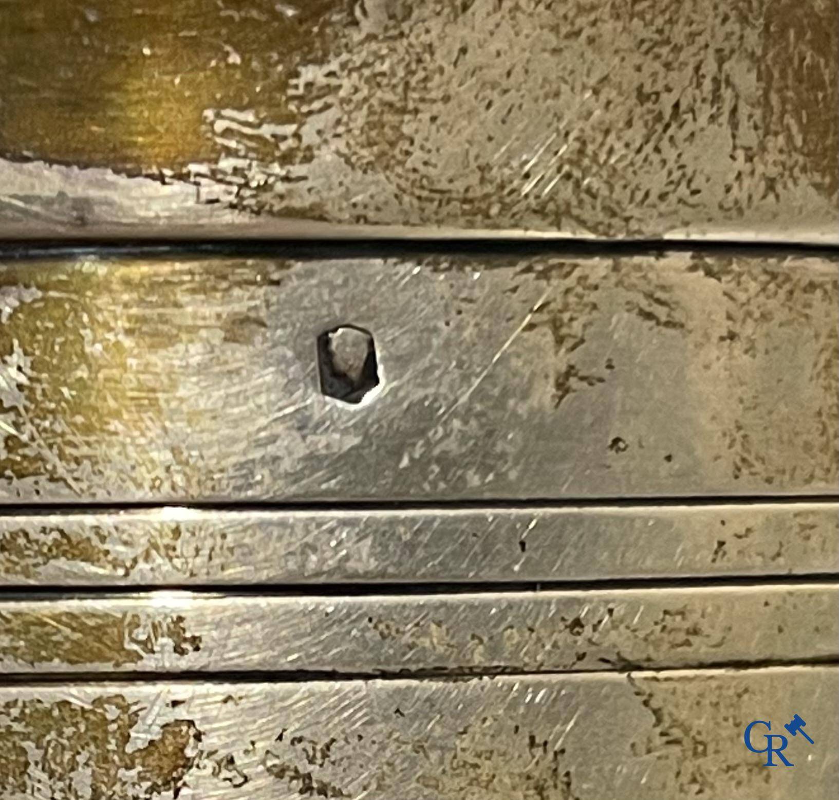 Silver, Simonet à Bruxelles and Emile Puiforcat Paris: Part of a coffee and tea set in silver 900°/00.