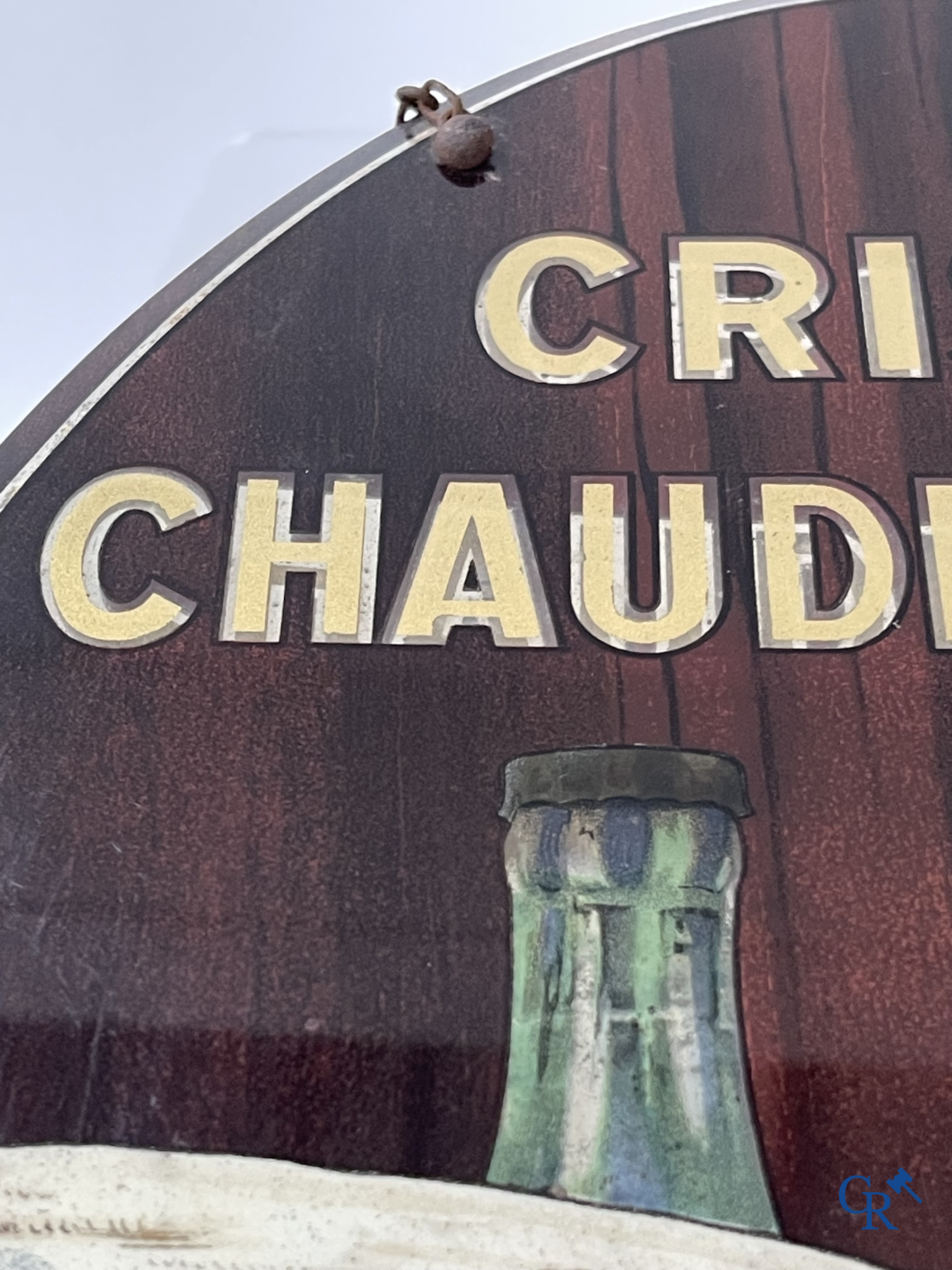 Cristal Chaudfontaine, Zeldzame publiciteit naar een ontwerp van Jean D'Ylen. Rob. Otten T.P. Bruxelles 1938.