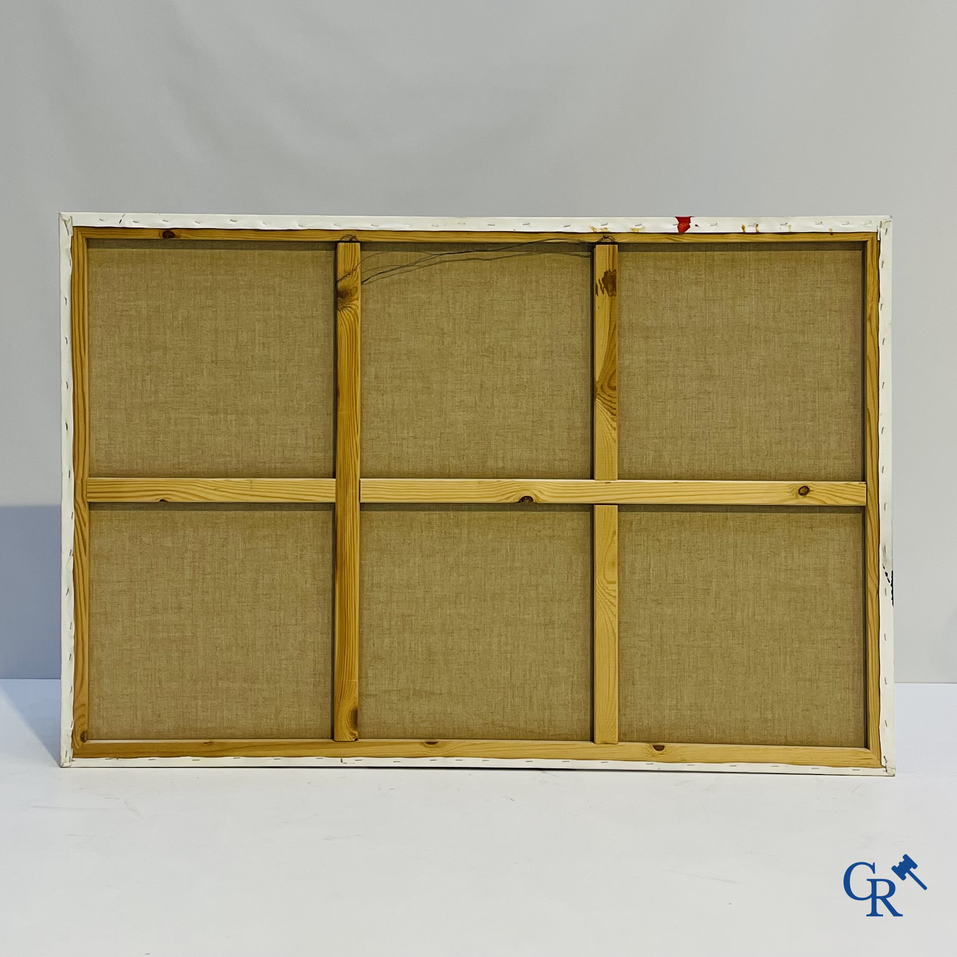 Herman Brood (1946-2001) (*) Vliegtuig. Olie op doek. Gesigneerd.