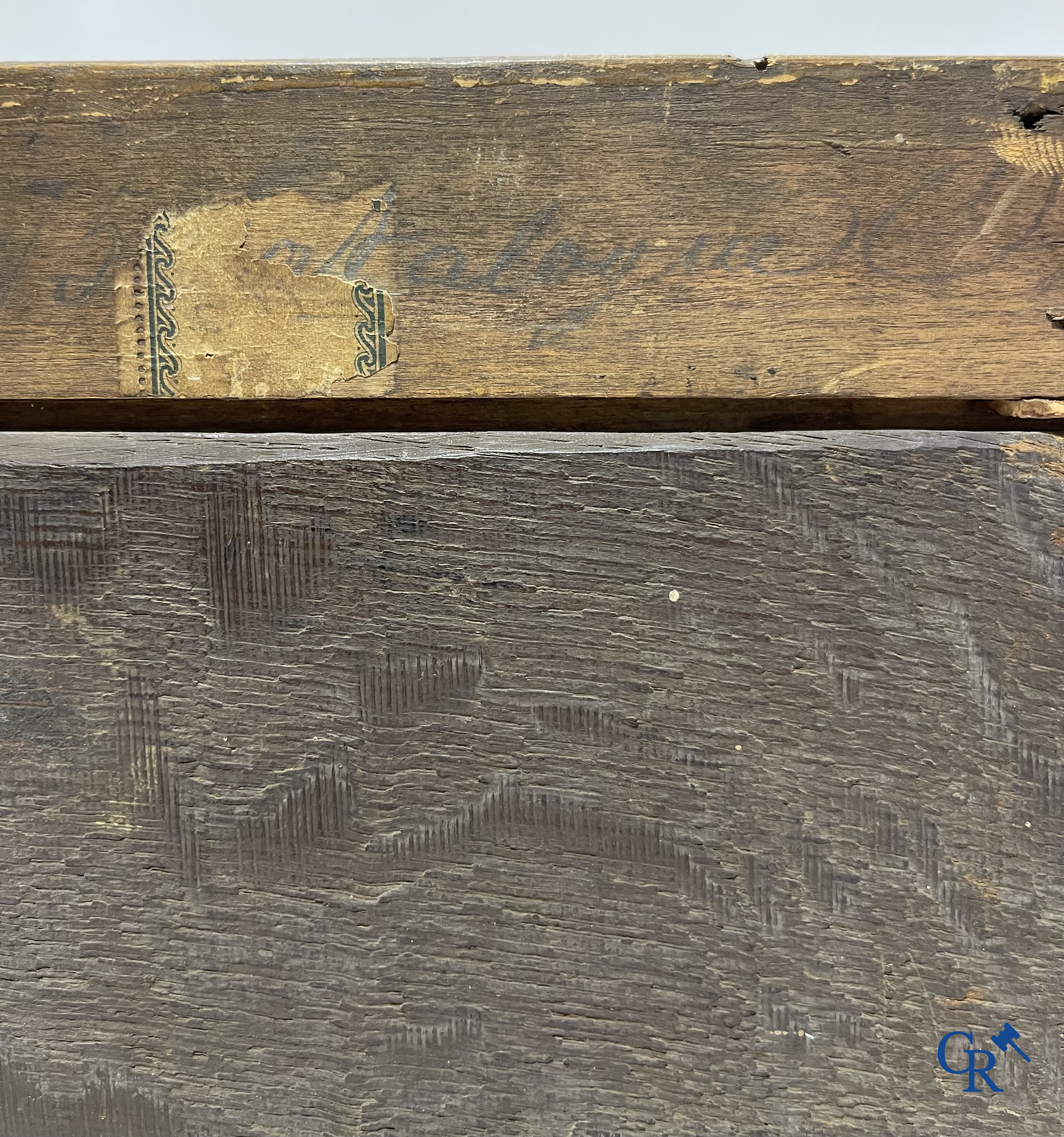 Schilderij, Oriëntaalse voorstelling. Olie op paneel. Onleesbaar gesigneerd en gedateerd 1846.