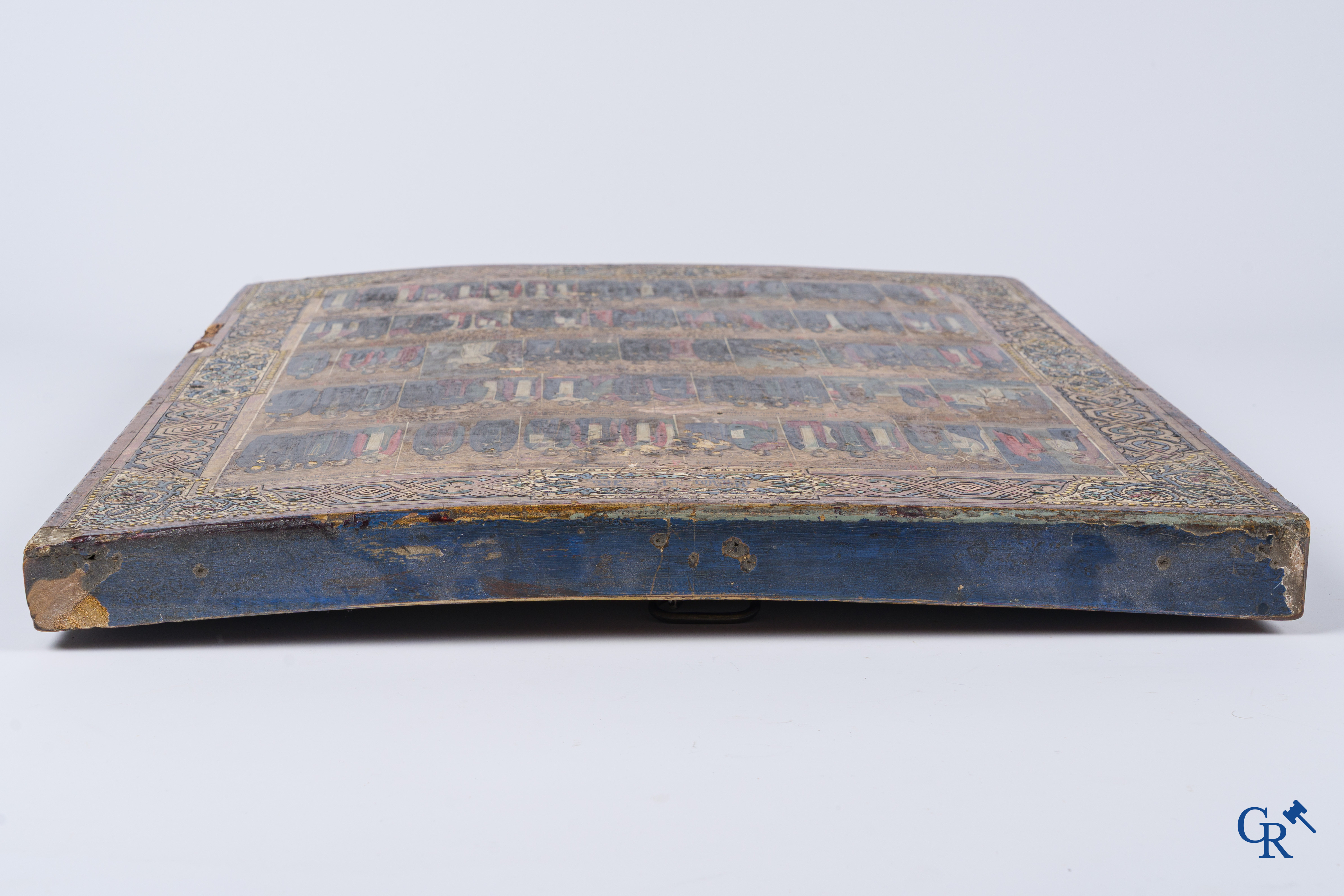 Icon, Important Russian annual calendar icon, Tempera on gilded background. 19th century.