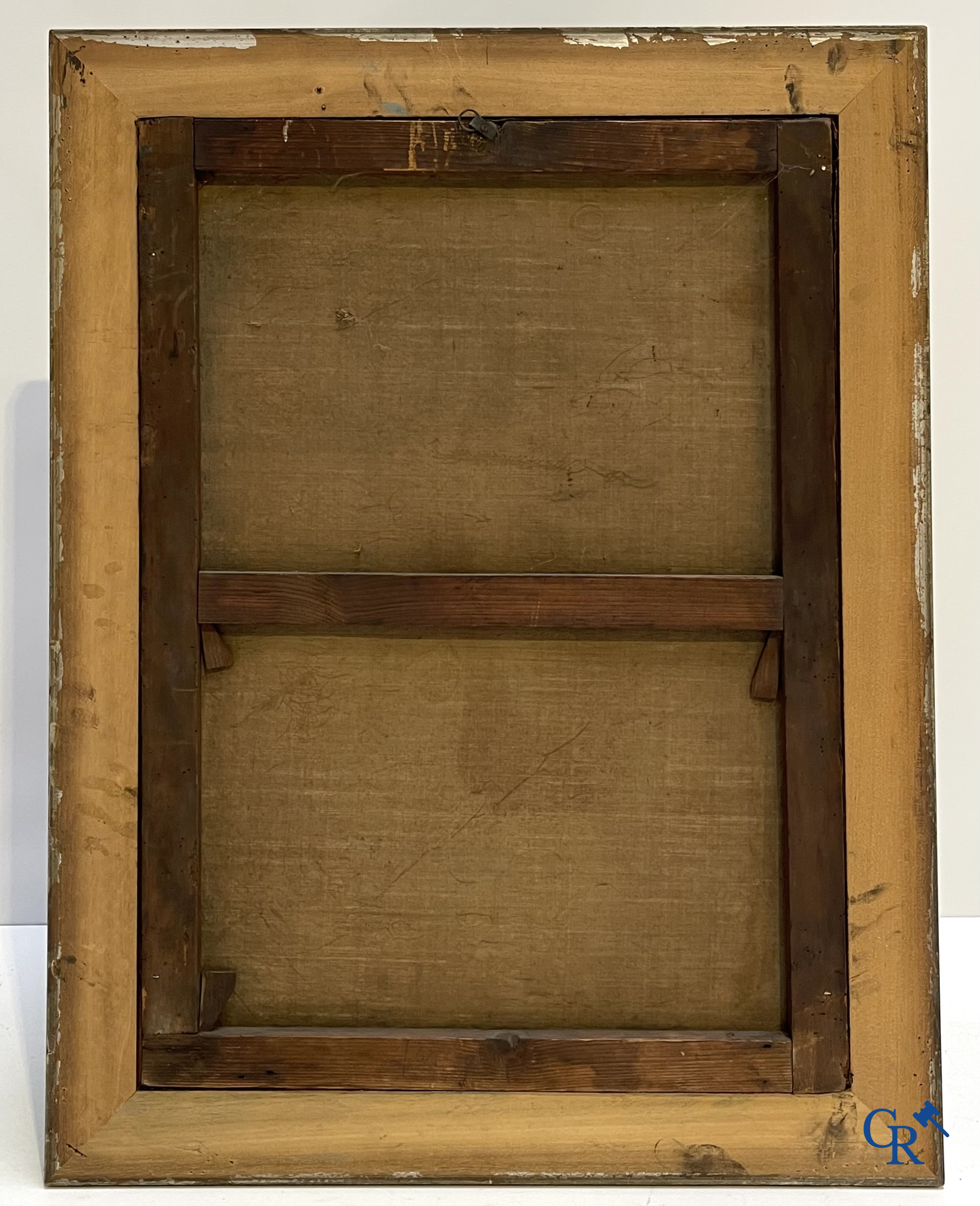 D. De Graet, 1844. Witte lelies. Schilderij, olie op doek. Gesigneerd en gedateerd rechtsonder.