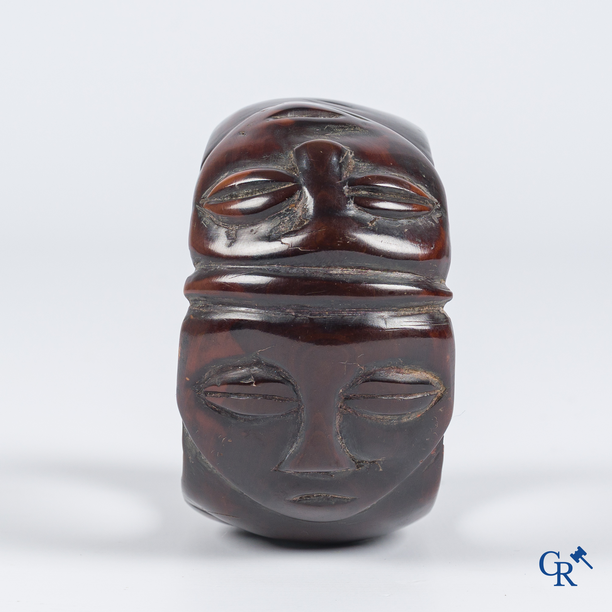 Tribal Art. An African fine carved Bangle bracelet.