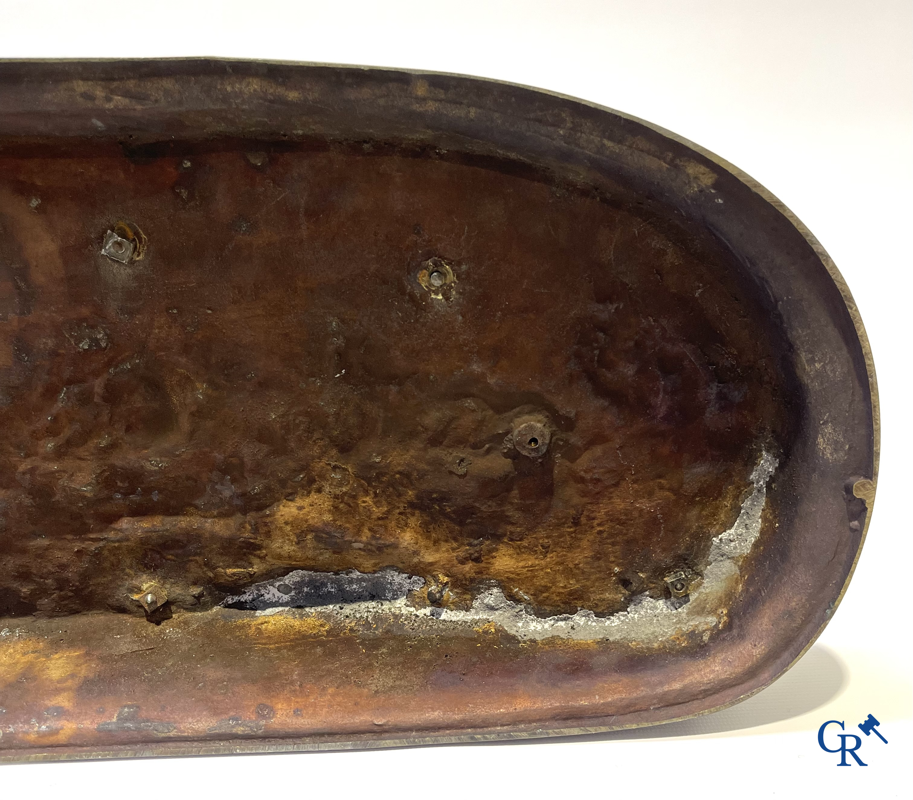 Pierre-Jules Mène (1810-1879) (Naar). L'Accolade, groep met Arabische paarden. Gesigneerd.