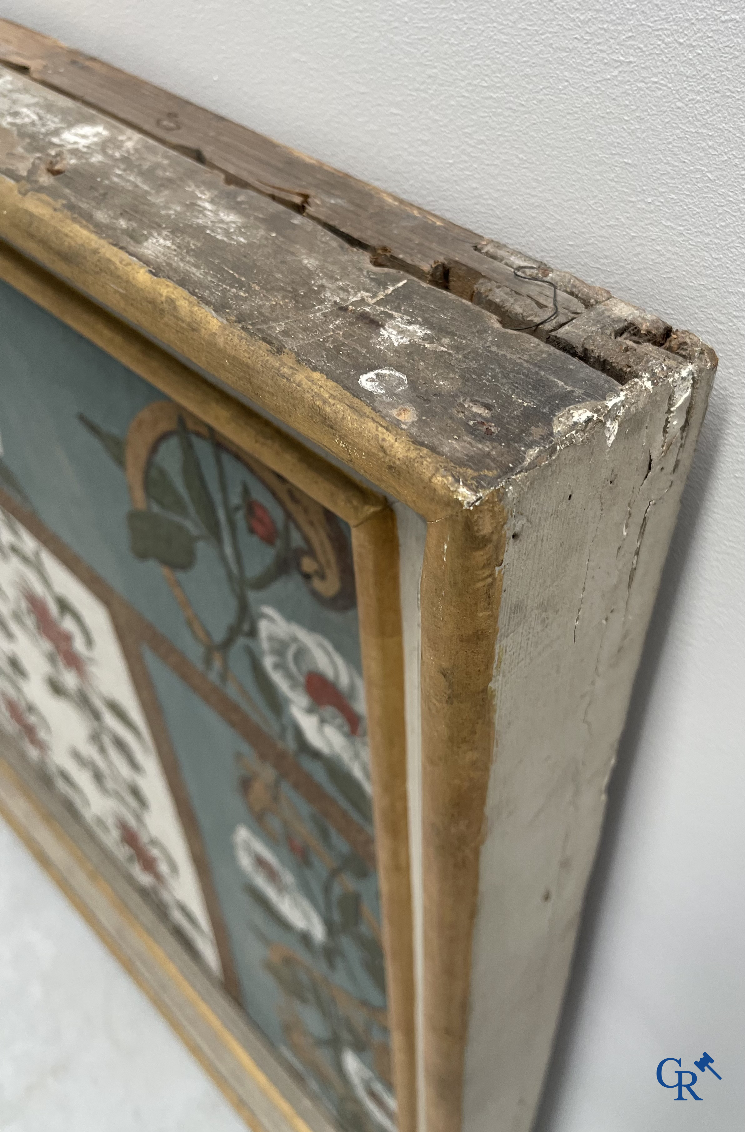 De Heilige Sint Maarten van Tours. Imposant schilderij, olie op doek. Eind 18e eeuw.