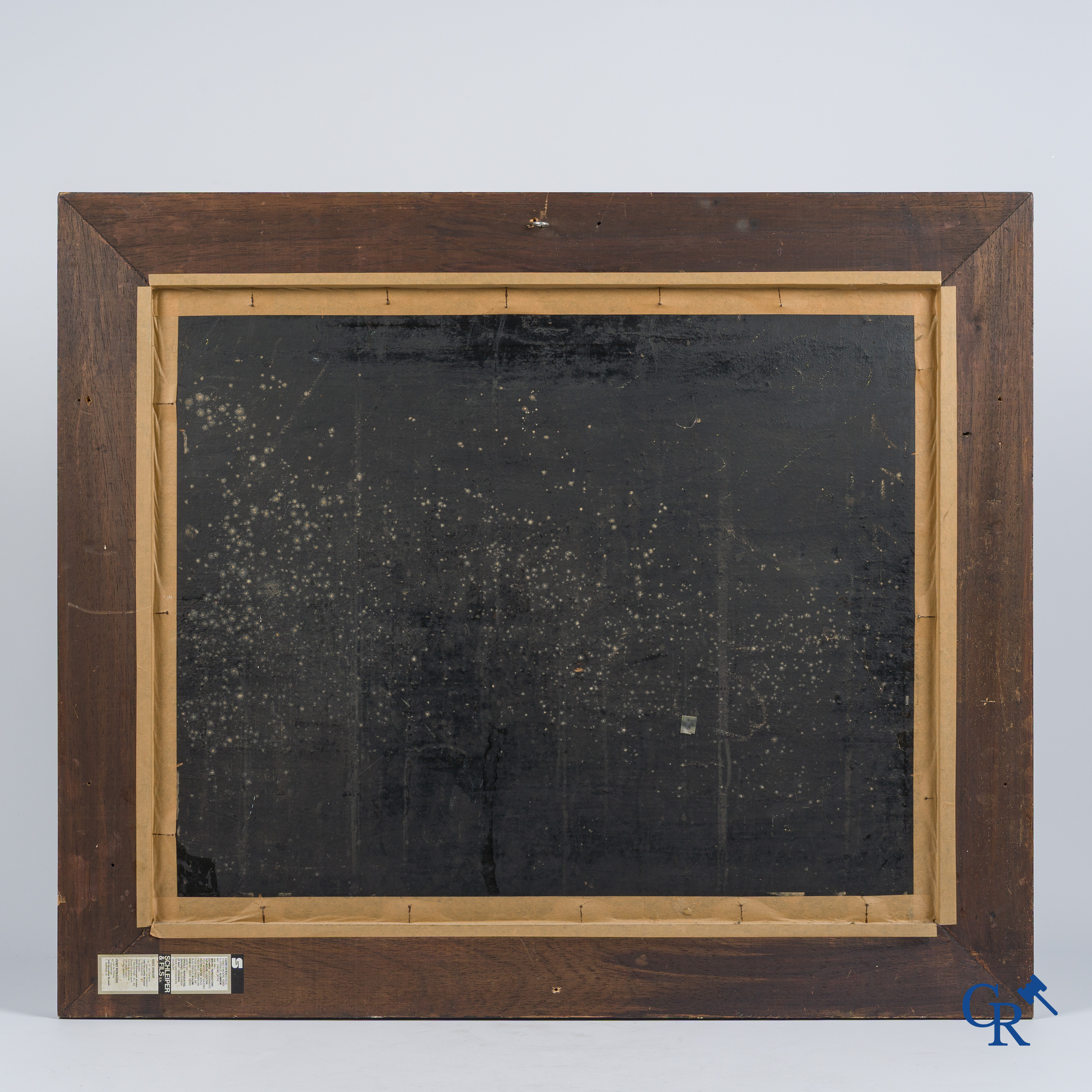 Pastorale scène. Olie op paneel. Geen signatuur merkbaar. 17e eeuw.