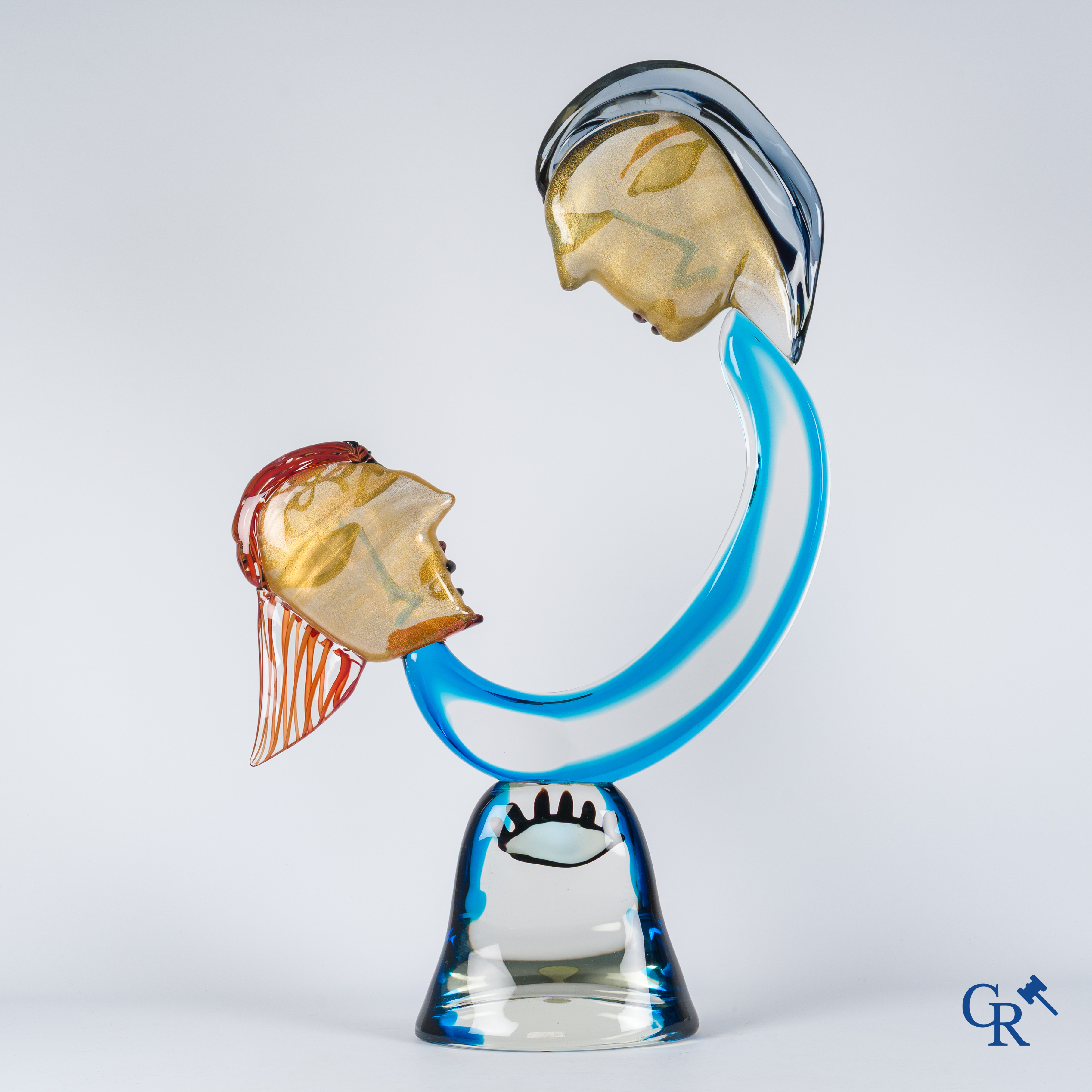 Murano, Italy. Alessandro Barbaro. "Homage to Picasso" Exceptionally large sculpture in Venetian glass.