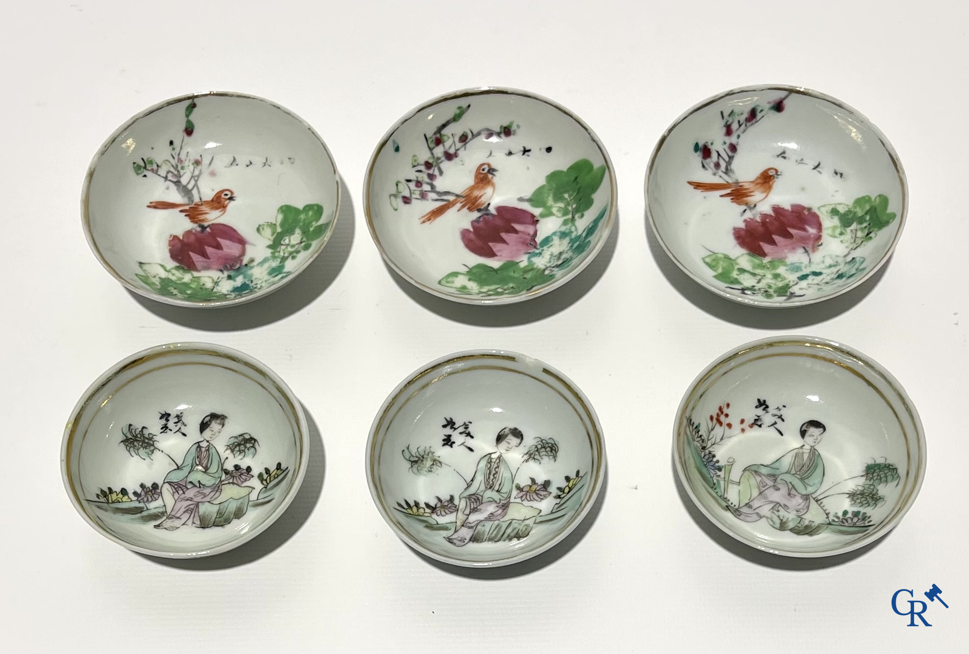 Aziatica. Chinees porselein. Een groot lot divers Chinees porselein.