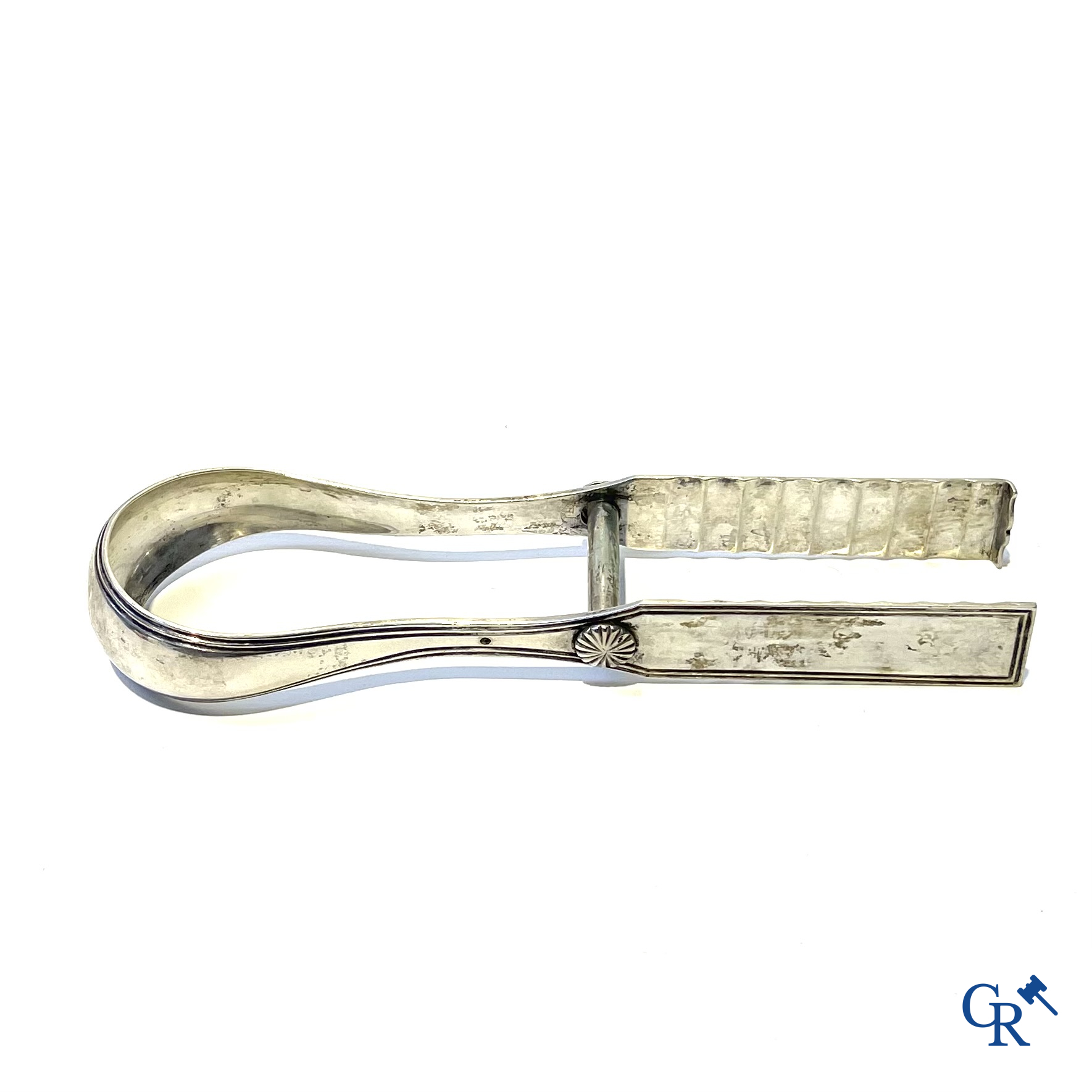 Zilver. Aspergetang in zilver. Holland, 2e gehalte.