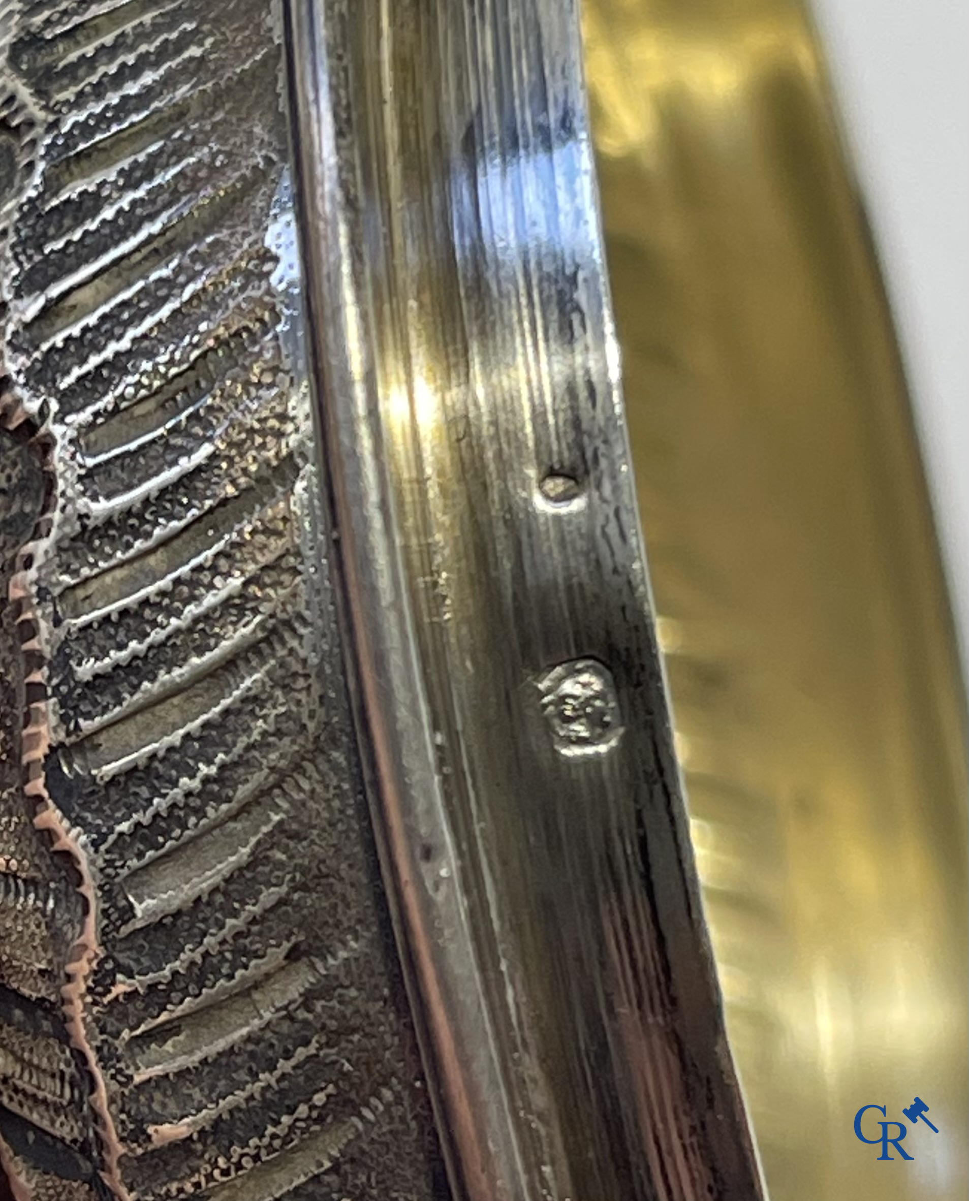 Silver. Veyrat à Paris. Coffee pot and sugar bowl in silver, 1st grade.