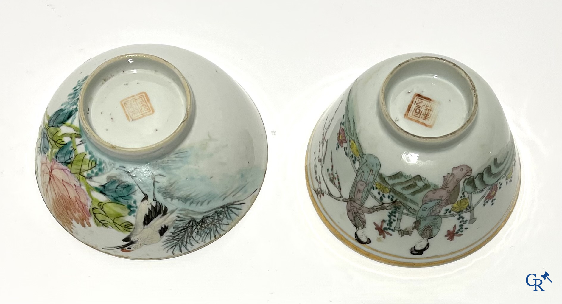 Aziatica. Chinees porselein. Een groot lot divers Chinees porselein.