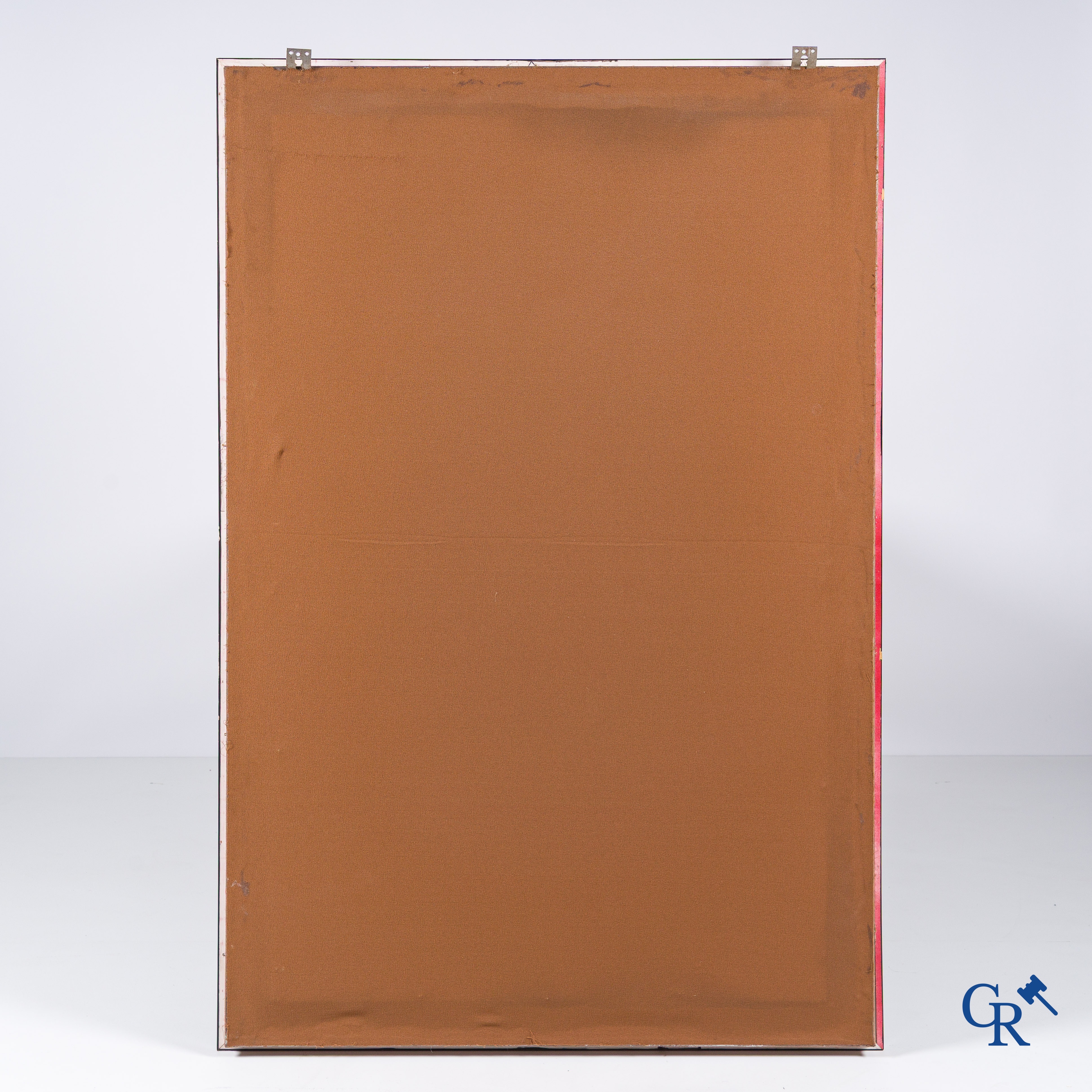 Aziatica, Chinese school, voorstelling van Guan Yu. Inkt, olieverf en kleur op papier. 17e-18e eeuw.