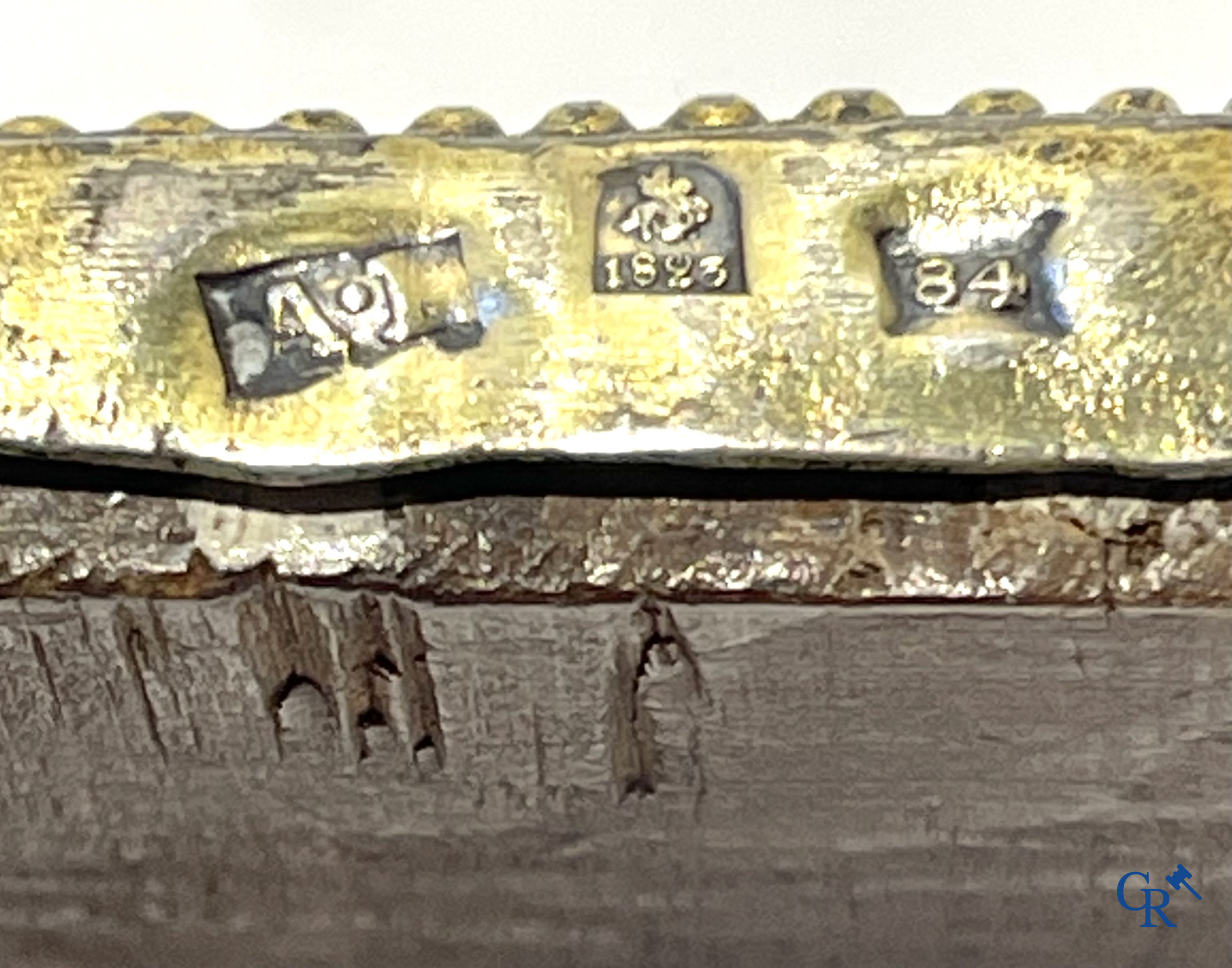 Russian work. 2 icons with silver oklad. Smallest icon dated 1823 and silver grade 875°/00, 84 zolotniks.