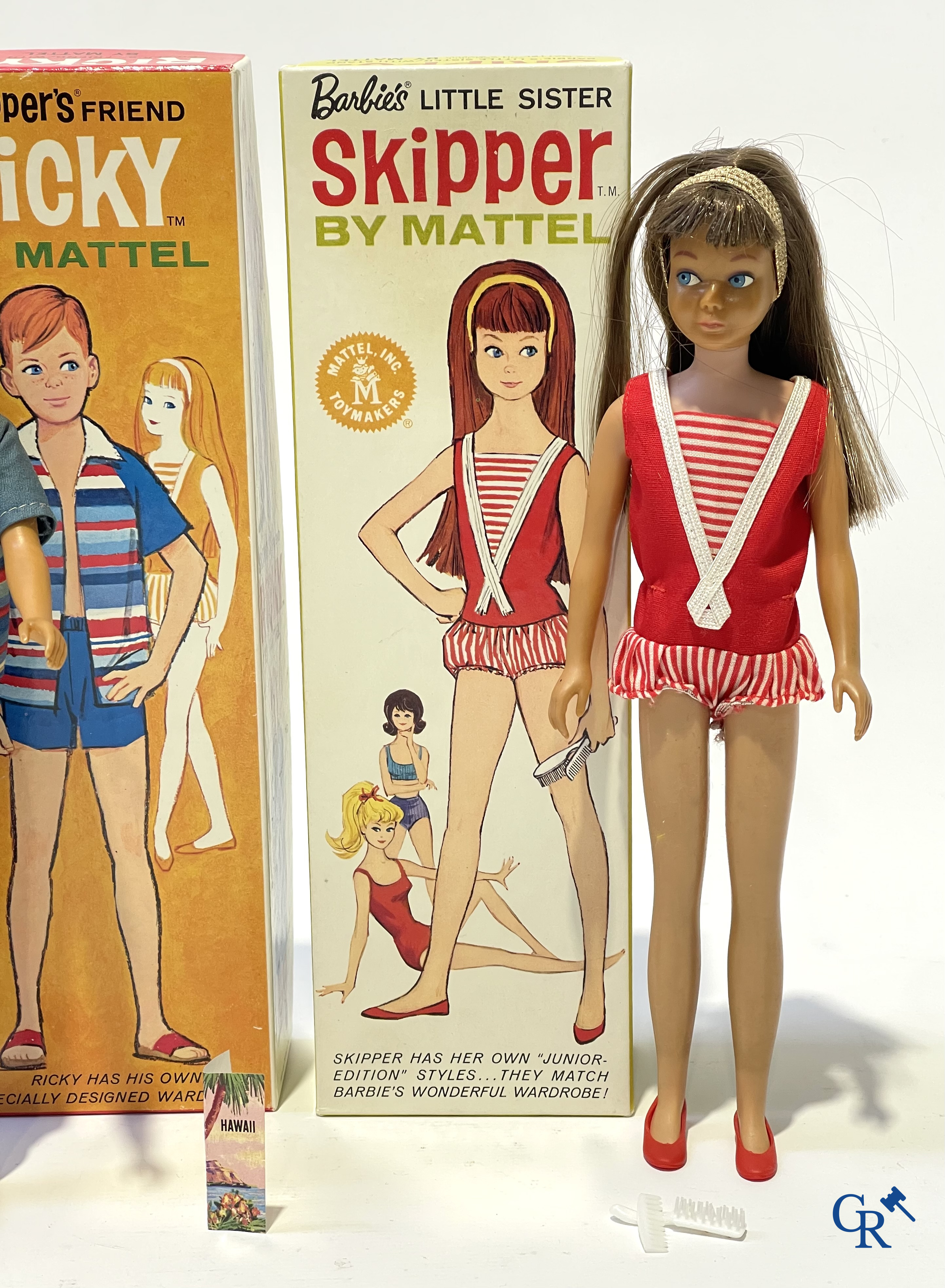 Old Toys. Mattel, a great lot of dolls and attributes. Barbie, Ricky, Skipper, Ken etc. 1960's and later.