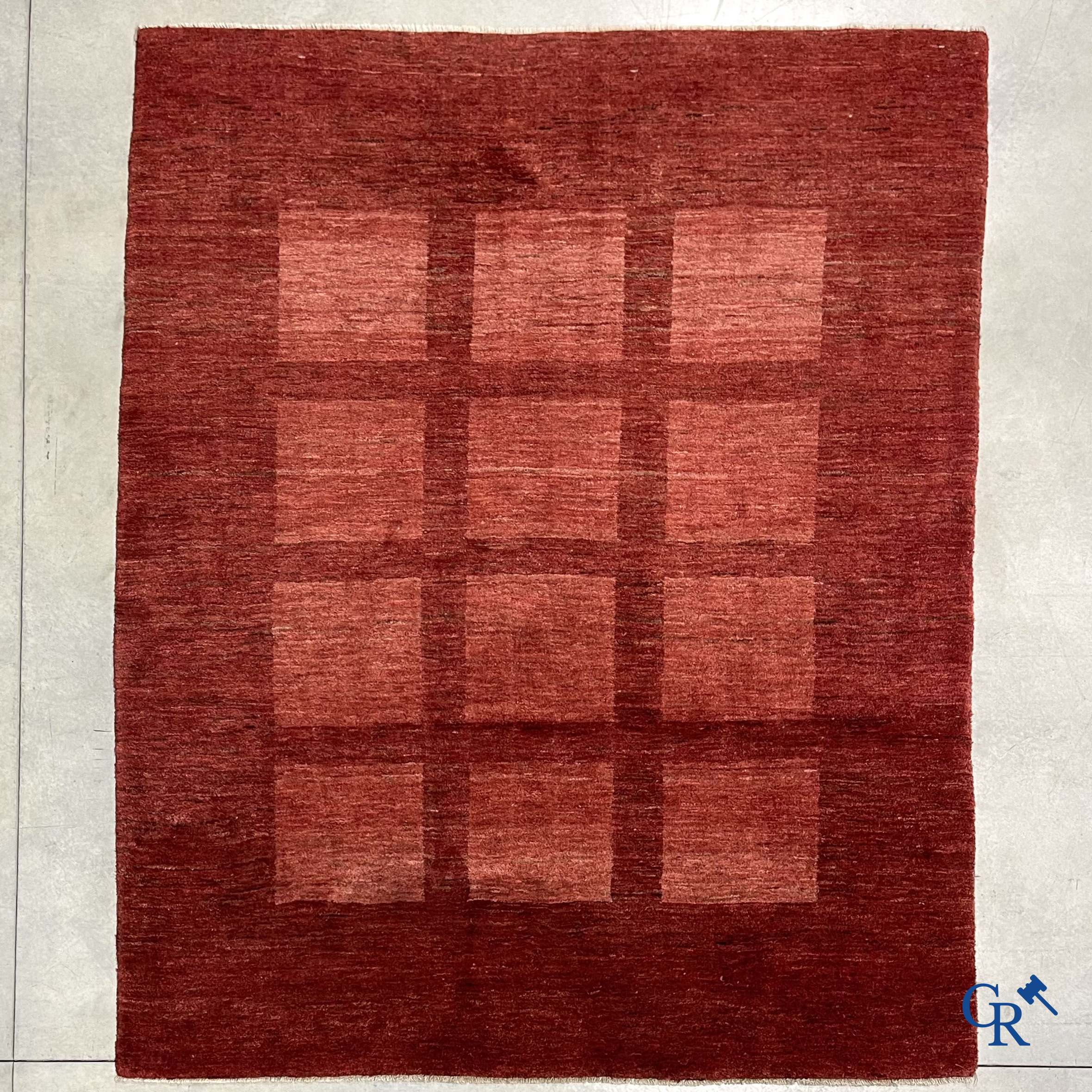Modern tapijt, Tannas big squares red.