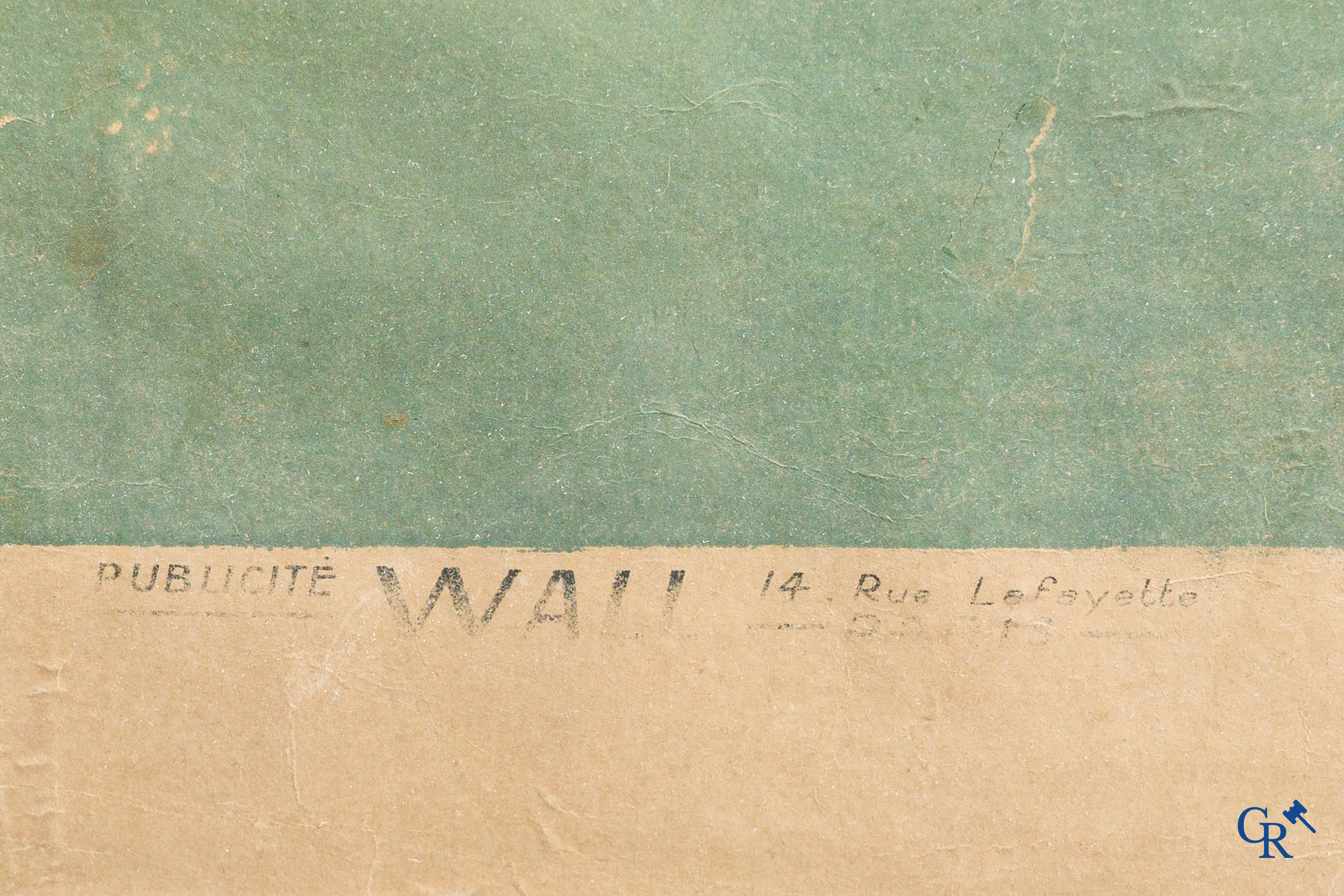 Mich (Jean-Marie Michel Liébeaux - French advertising designer) Taillan Grand vin au Quinquina. Publicity poster.