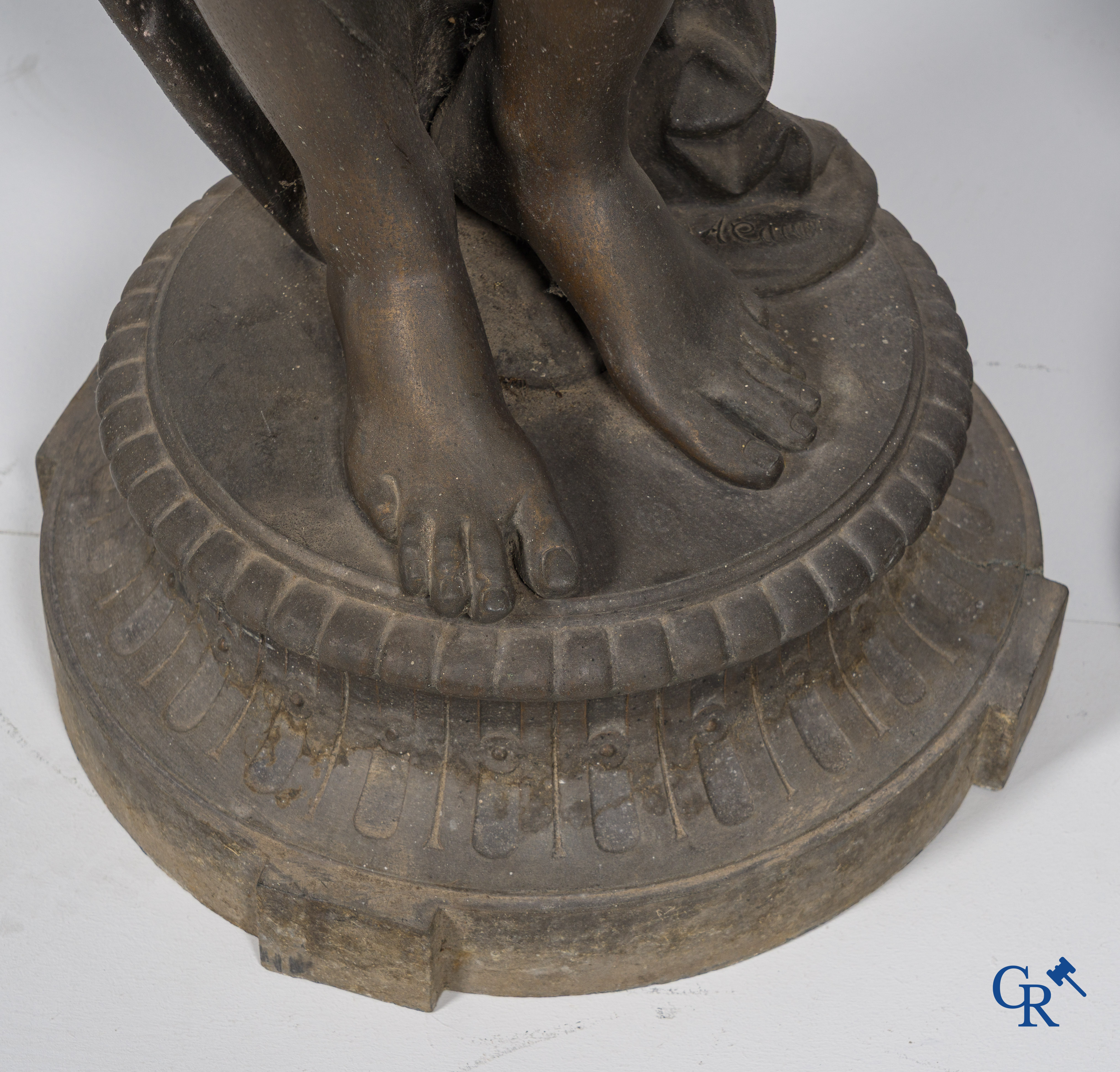 Albert-Ernest Carrier-Belleuse and Jean Boy foundry, 116 Rue de Turenne, Paris. Pair of water carriers. Circa 1860.