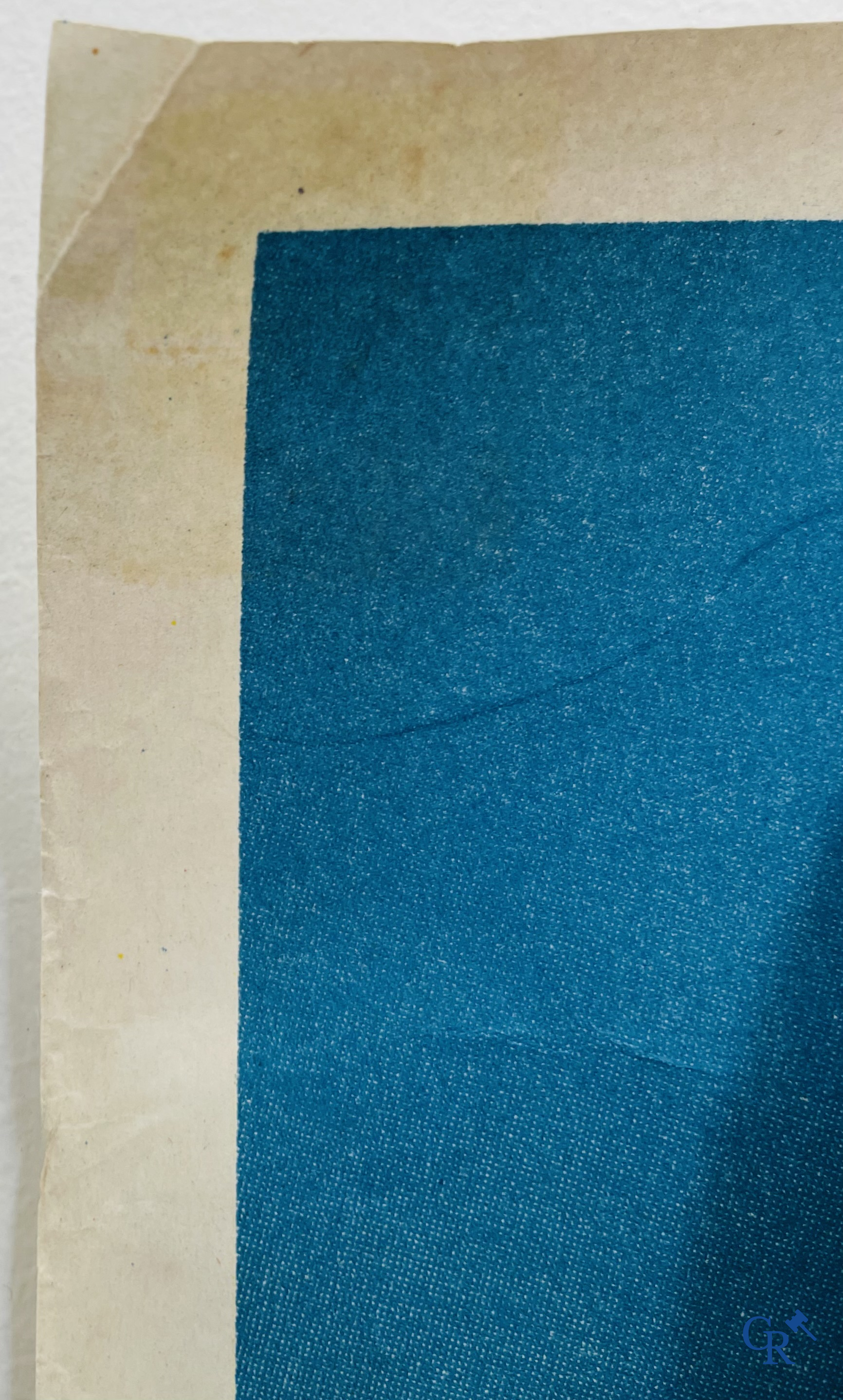 J. Prion, Touring Club De Belgique. Rare publicity poster for the Touring Road Help of Belgium. 1950's.