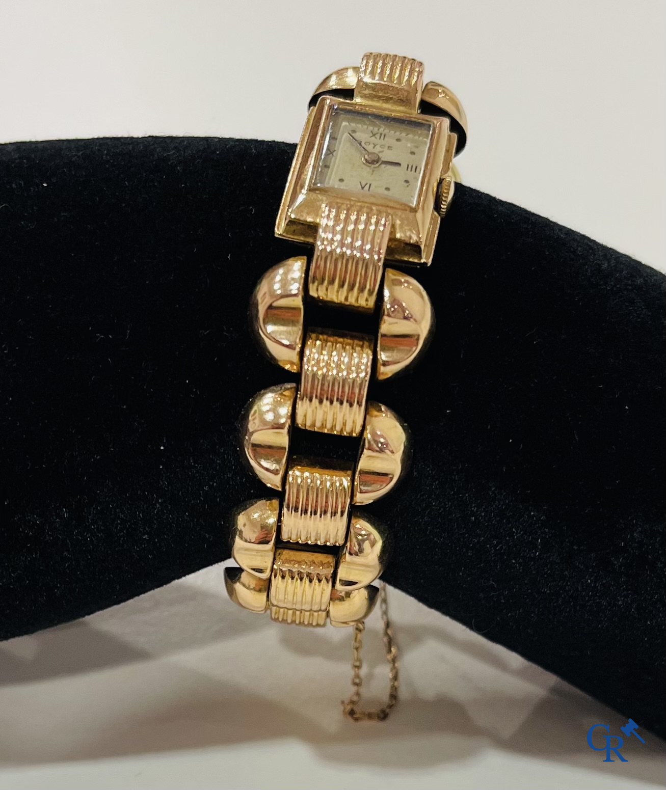 Watches, a ladies wristwatch Royce in gold 750°/00. Swiss work.