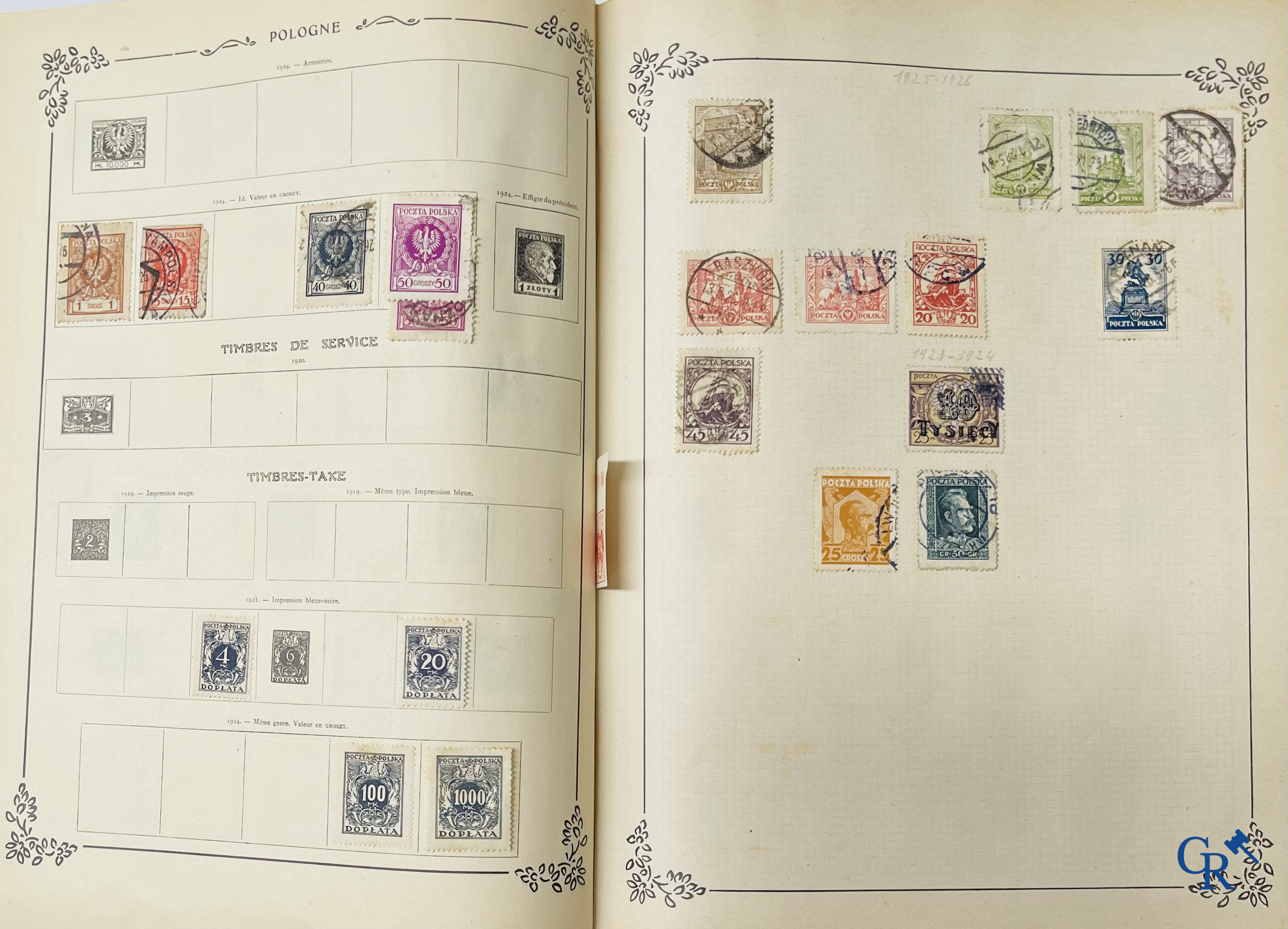 Filatelie. Yvert & Tellier. Album Historique & Géographique de Timbres-Poste des cinq Parties du Monde. 9ème Edition.