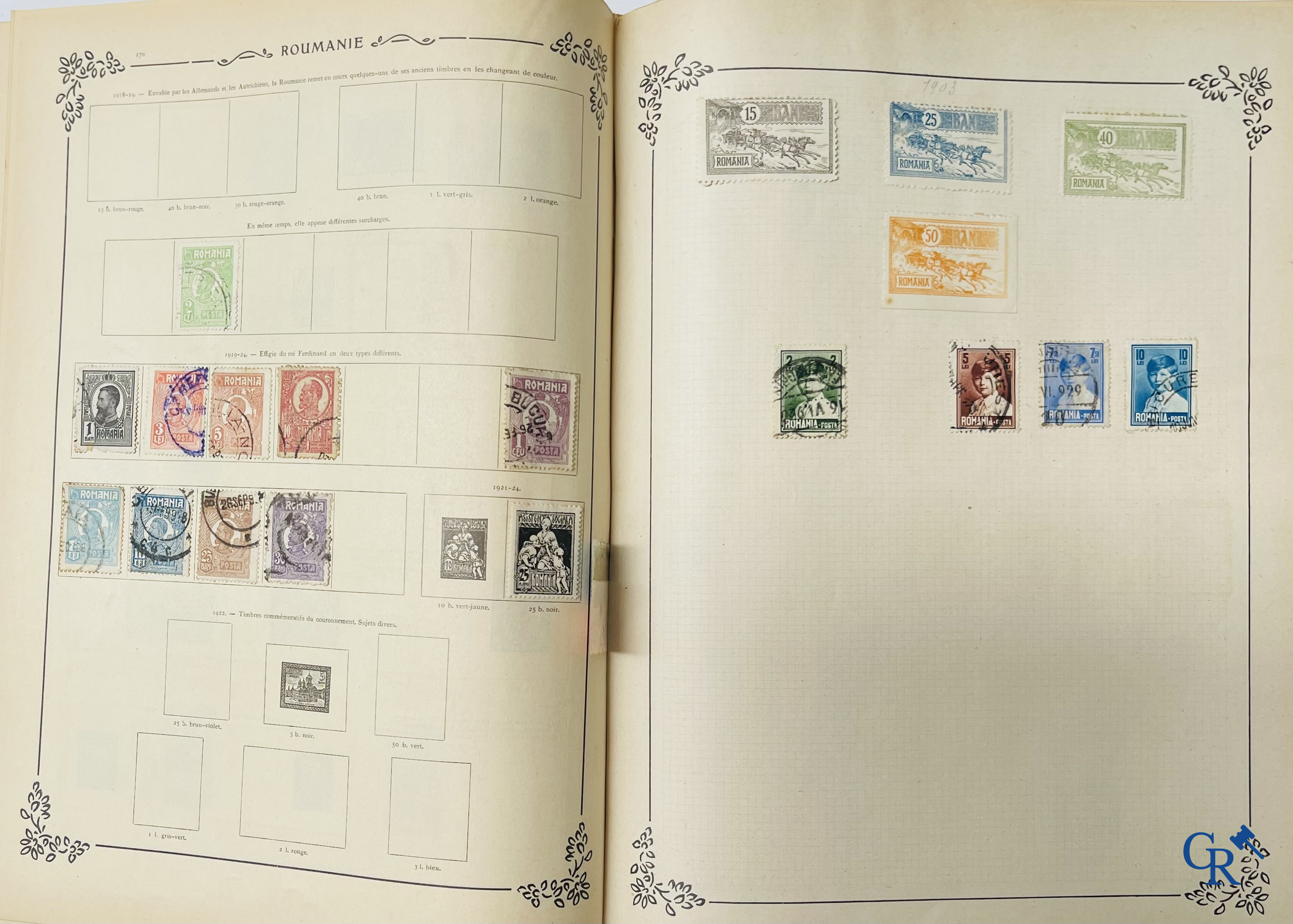Filatelie. Yvert & Tellier. Album Historique & Géographique de Timbres-Poste des cinq Parties du Monde. 9ème Edition.