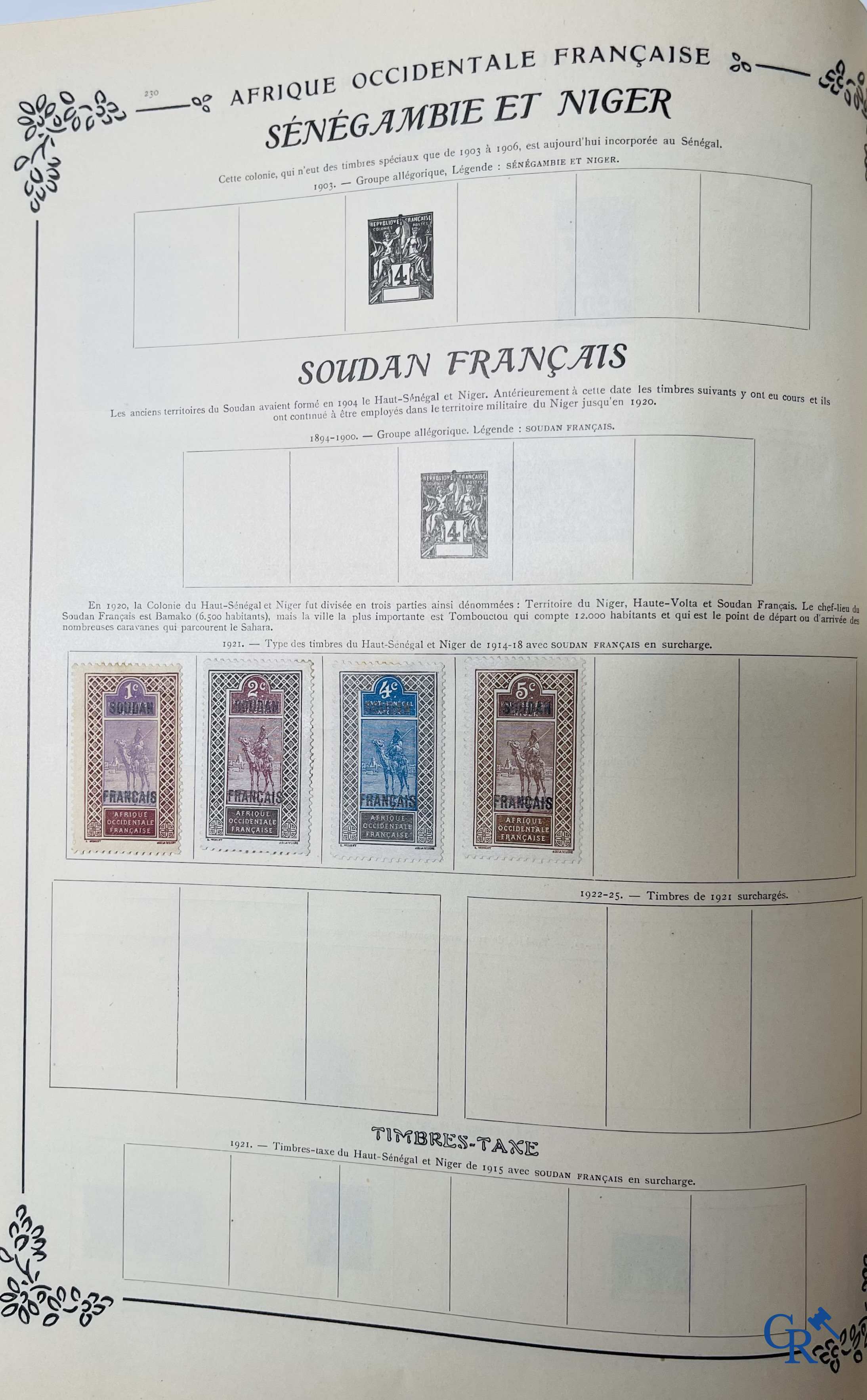 Filatelie. Yvert & Tellier. Album Historique & Géographique de Timbres-Poste des cinq Parties du Monde. 9ème Edition.