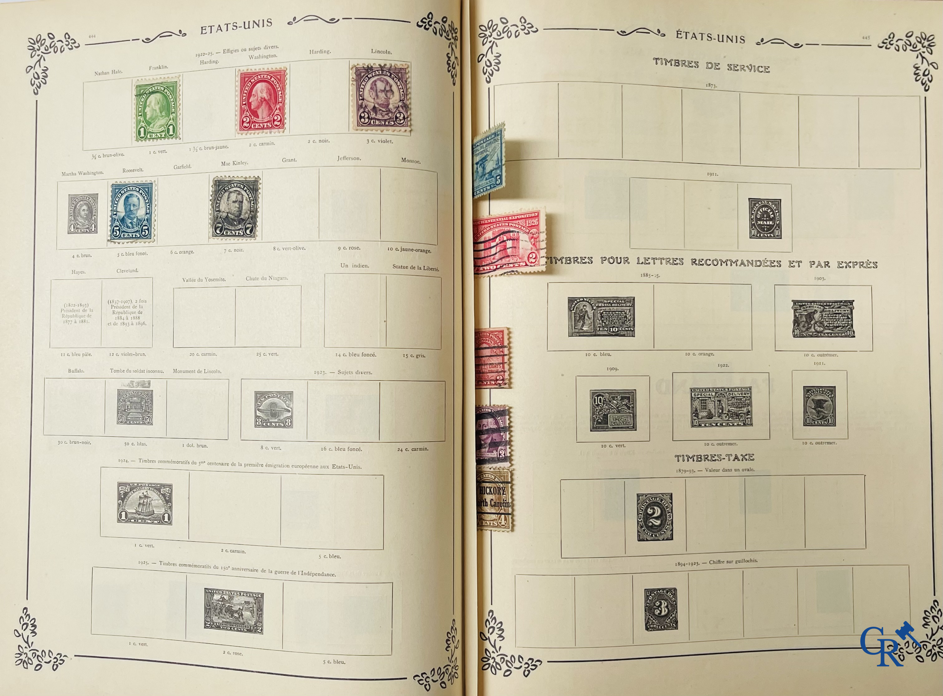 Filatelie. Yvert & Tellier. Album Historique & Géographique de Timbres-Poste des cinq Parties du Monde. 9ème Edition.