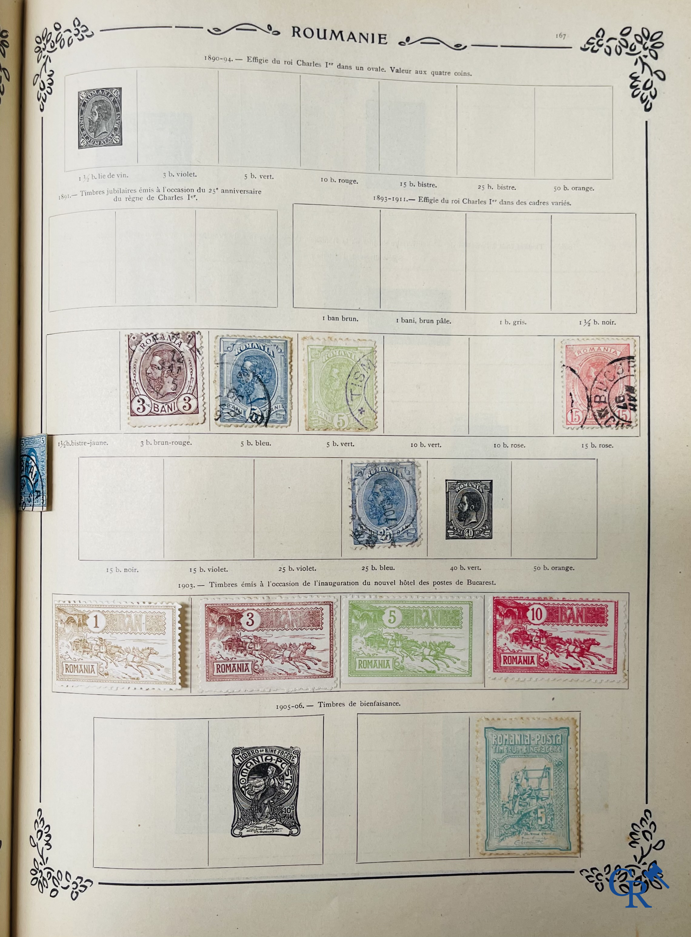 Filatelie. Yvert & Tellier. Album Historique & Géographique de Timbres-Poste des cinq Parties du Monde. 9ème Edition.