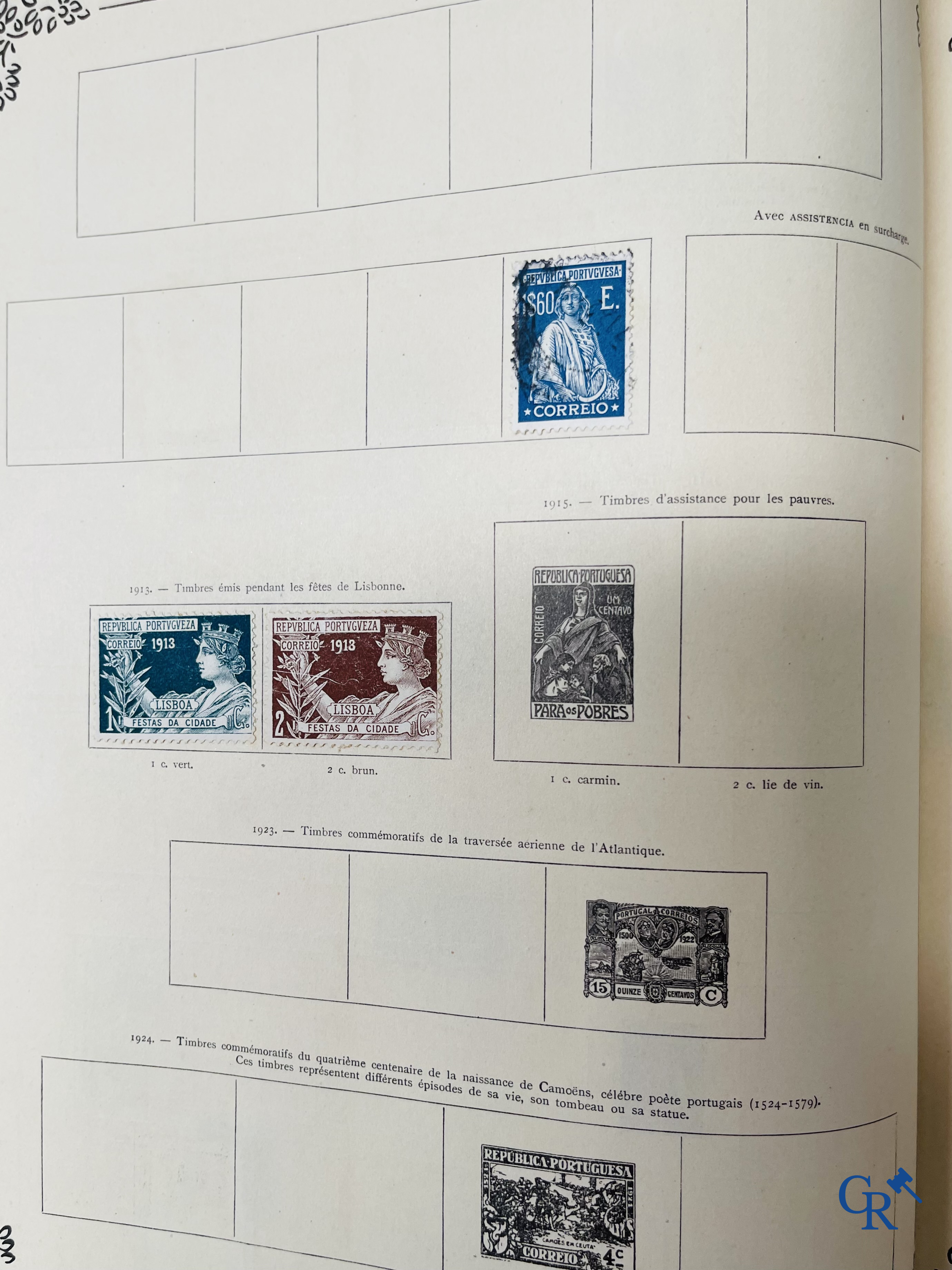 Filatelie. Yvert & Tellier. Album Historique & Géographique de Timbres-Poste des cinq Parties du Monde. 9ème Edition.