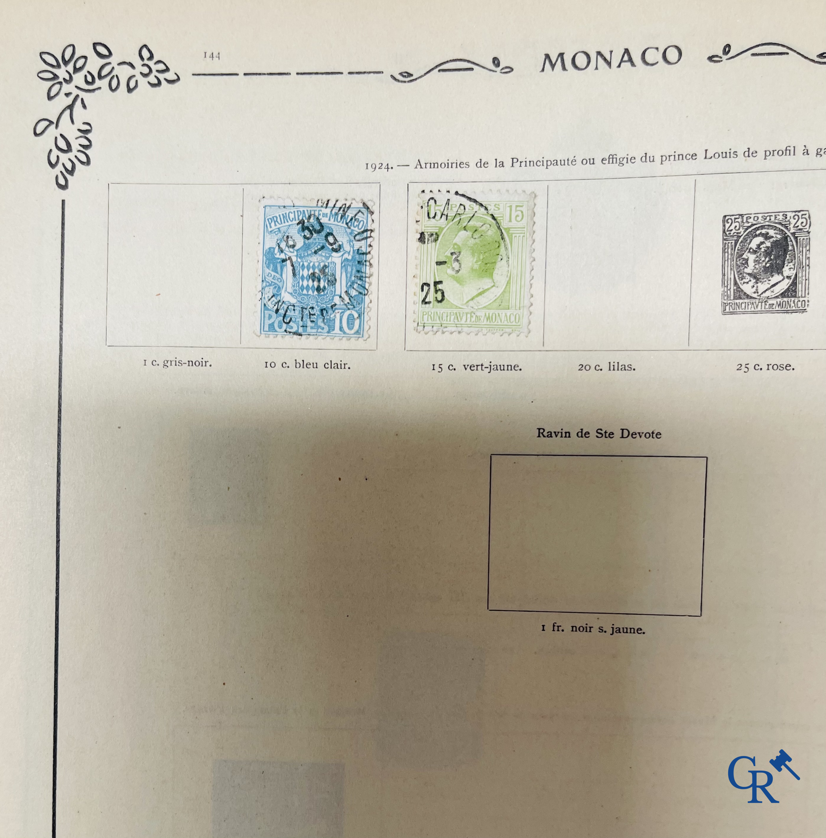 Filatelie. Yvert & Tellier. Album Historique & Géographique de Timbres-Poste des cinq Parties du Monde. 9ème Edition.