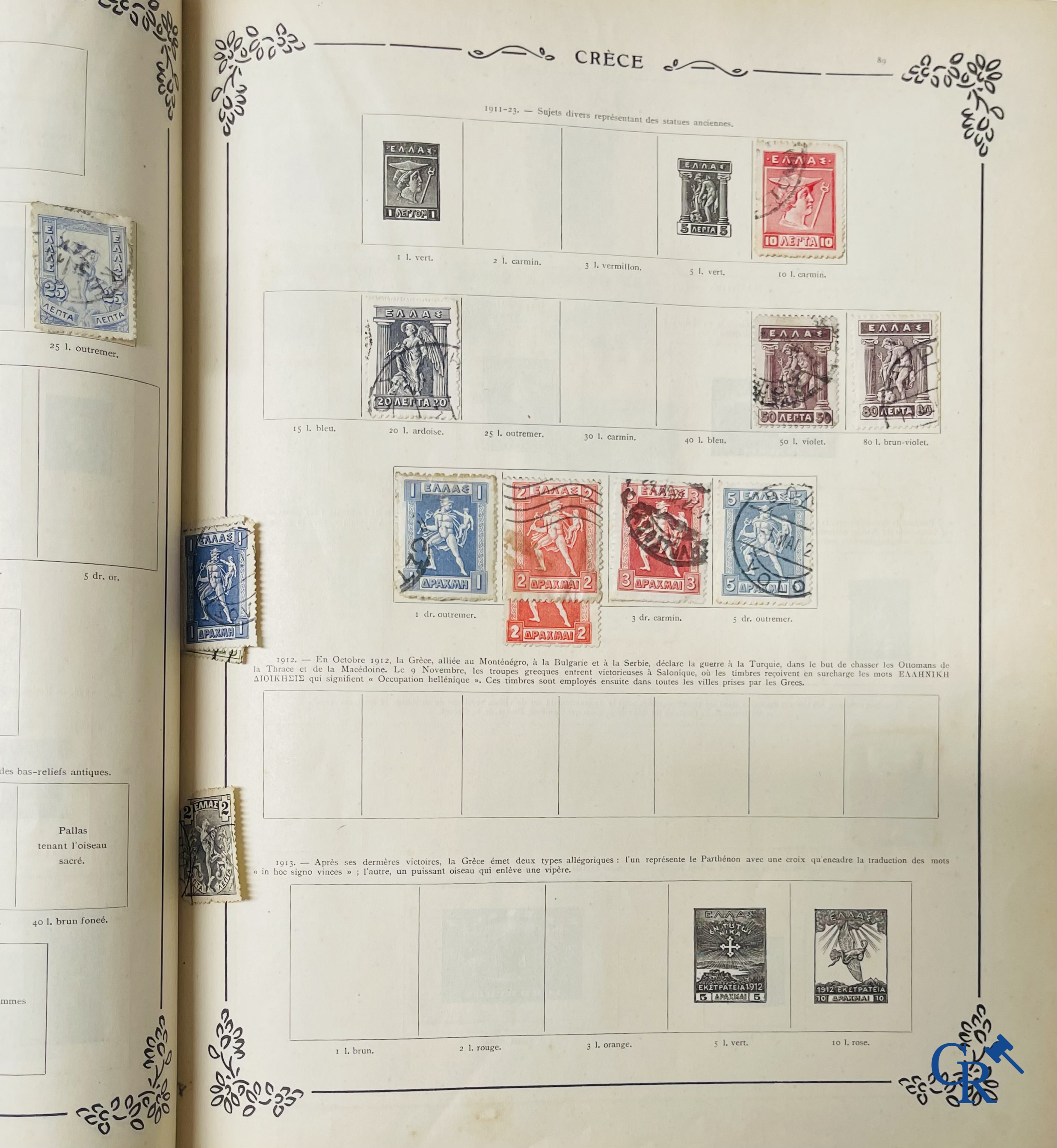 Filatelie. Yvert & Tellier. Album Historique & Géographique de Timbres-Poste des cinq Parties du Monde. 9ème Edition.