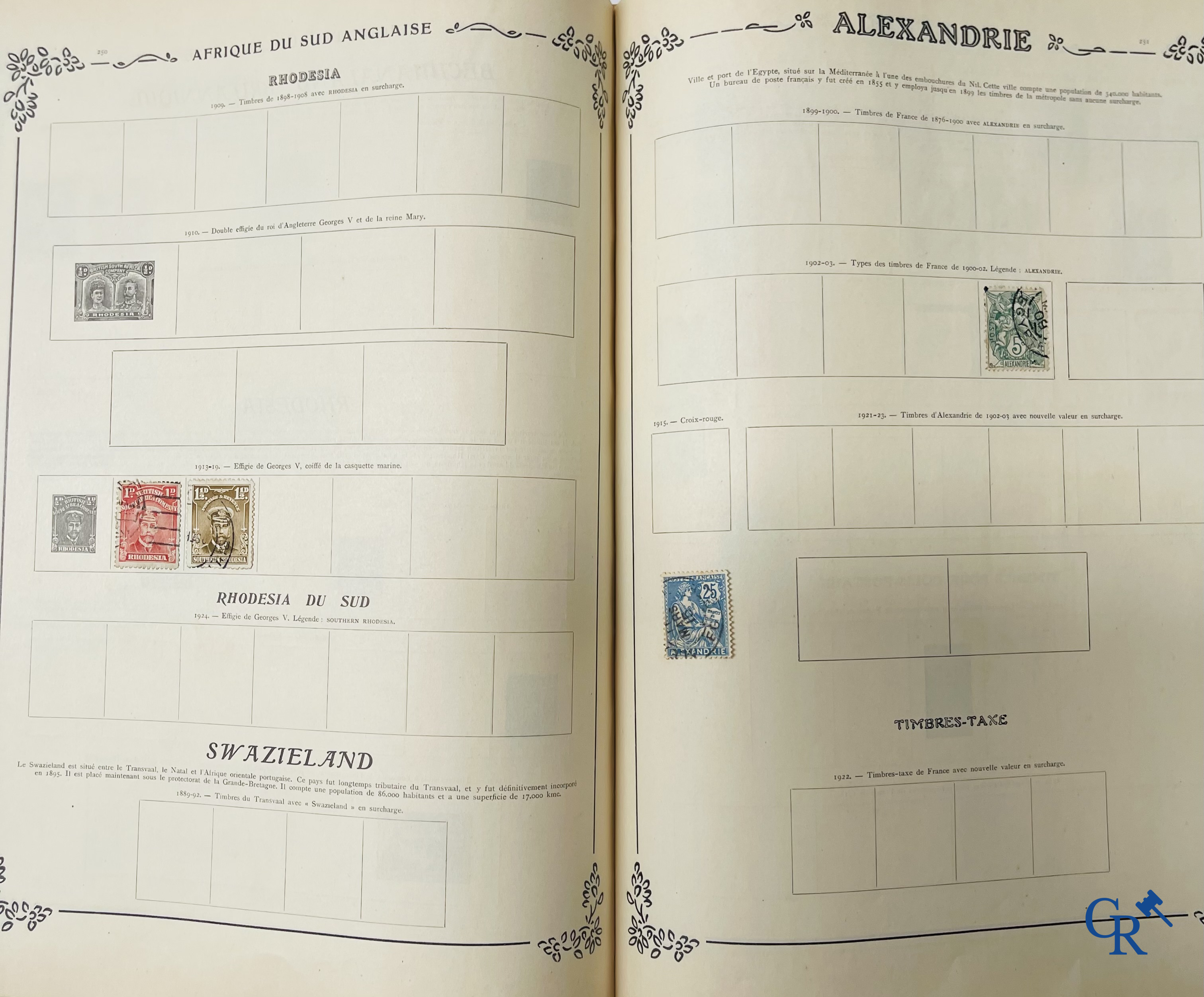 Filatelie. Yvert & Tellier. Album Historique & Géographique de Timbres-Poste des cinq Parties du Monde. 9ème Edition.